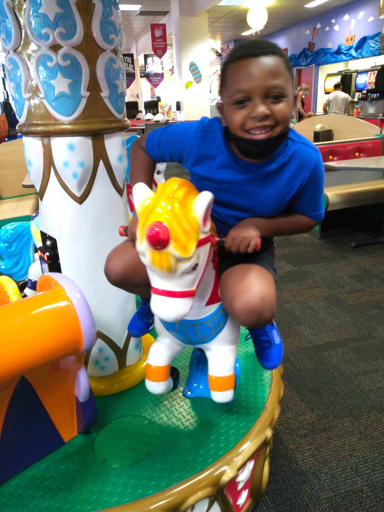 Micah joined the competition — help win amazing prizes! animation, baby_toys, child, event, fictional_character, fun, games, human_settlement, joy, kindergarten, leisure, person, play, product, public_space, recreation, smile, snapshot, stuffed_toy, textile