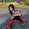 Elijah joined the competition — help win amazing prizes! child, clothing, e_scooter, face, female, firehydrant, footwear, girl, head, hydrant, machine, outdoors, person, photography, portrait, shoe, transportation, tricycle, vehicle, wheel