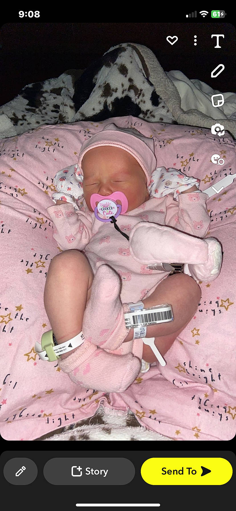 Ivory is registered to the contest to win money with this photo: baby, baby_products, baby_safety, baby_sleeping, baby_toddler_clothing, bed, bedtime, cheek, child, comfort, finger, hand, infant_bed, linens, mouth, nail, person, pink, skin, textile