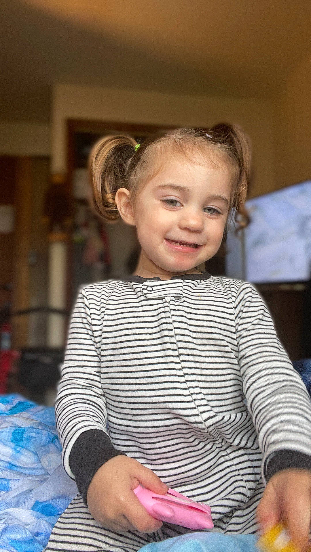 Audrianna joined the competition — help win amazing prizes! blond, chair, cheek, child, electric_blue, event, flash_photography, fun, happy, iris, joy, laugh, leisure, pattern, person, portrait_photography, room, sitting, sleeve, smile