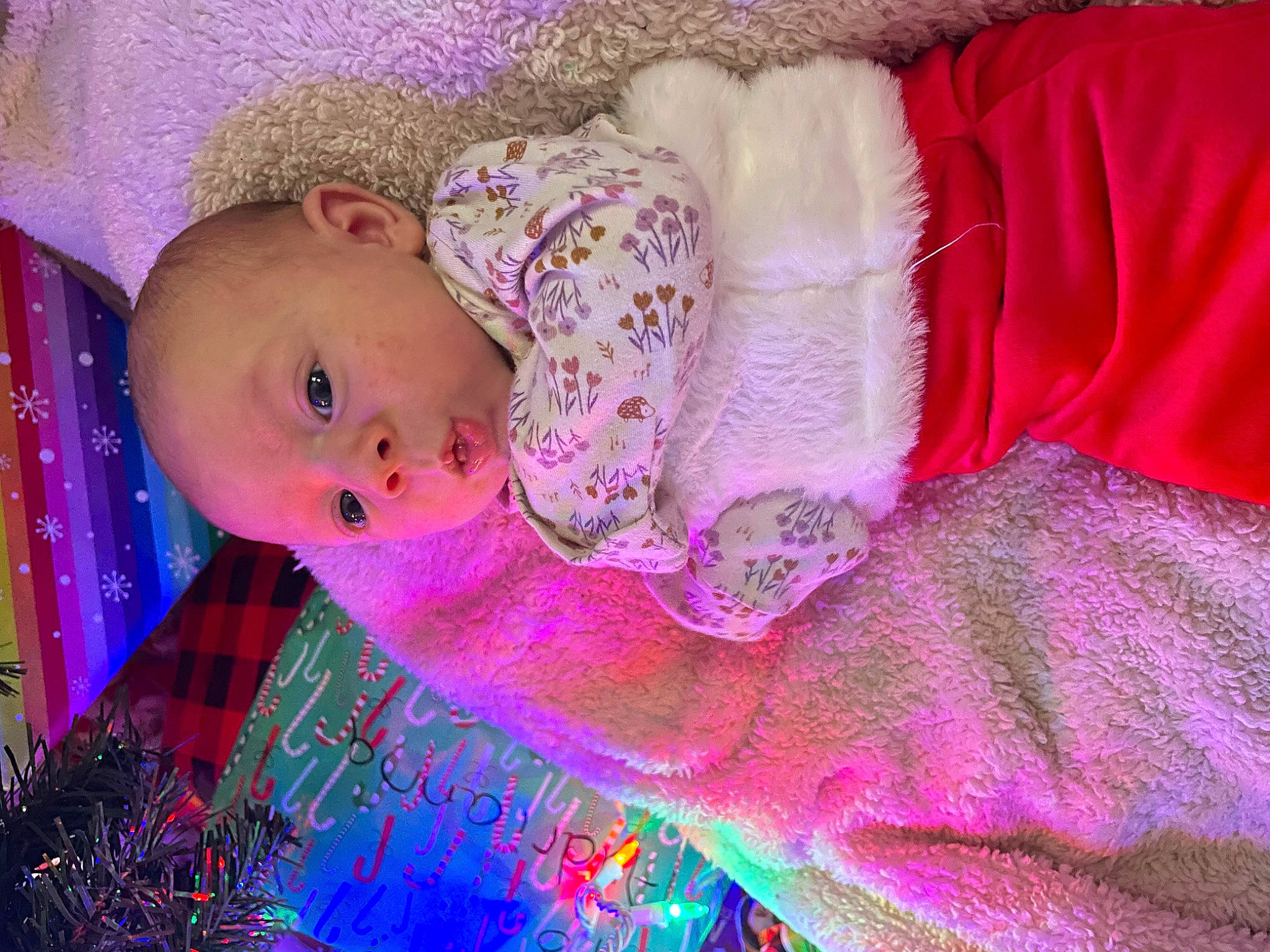 Heather joined the competition — help win amazing prizes! baby, baby_products, baby_toddler_clothing, bedtime, cheek, child, comfort, event, linens, magenta, nap, pattern, person, pink, purple, sleep, textile, toddler, tree, violet