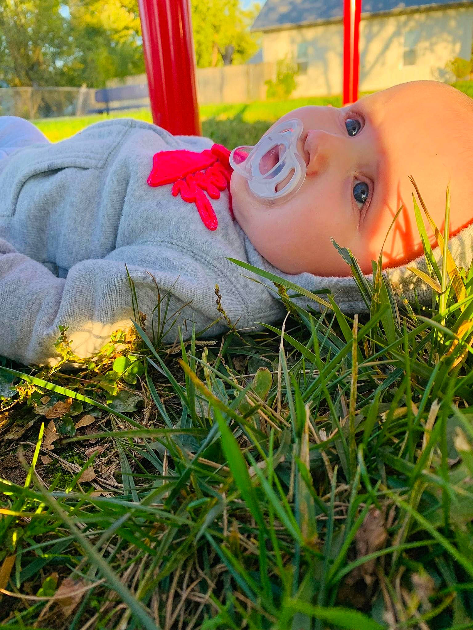 Kinsleigh joined the competition — help win amazing prizes! art, baby, child, dress, fun, garden, grass, grass_family, grassland, happy, hat, headwear, human_body, lawn, lawn_ornament, leisure, meadow, people_in_nature, person, plant