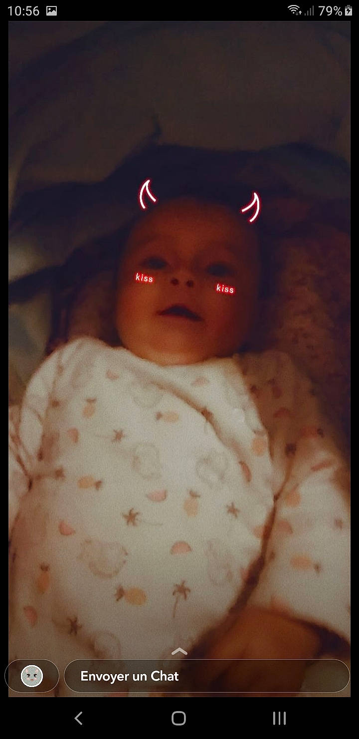 Shanna participe au concours pour gagner de l'argent avec cette photo : baby, baby_products, baby_safety, baby_sleeping, bedding, bedtime, carmine, cheek, child, comfort, eyelash, face, fur, head, linens, lip, nose, pattern, person, room