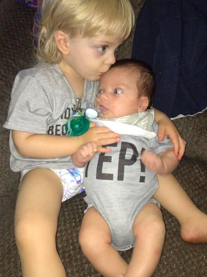 Ranger  joined the competition — help win amazing prizes! arm, baby, child, finger, lap, leg, person, product, sibling, sitting, skin, toddler