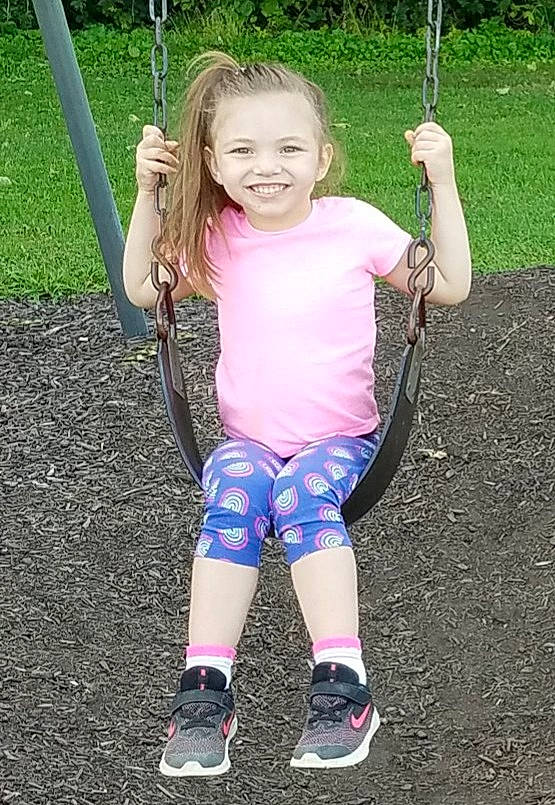 Aubriella is registered to the contest to win money with this photo: baby_toddler_clothing, child, electric_blue, face, fun, grass, green, happy, joy, knee, leisure, person, pink, play, playground, public_space, recreation, sleeve, smile, sock