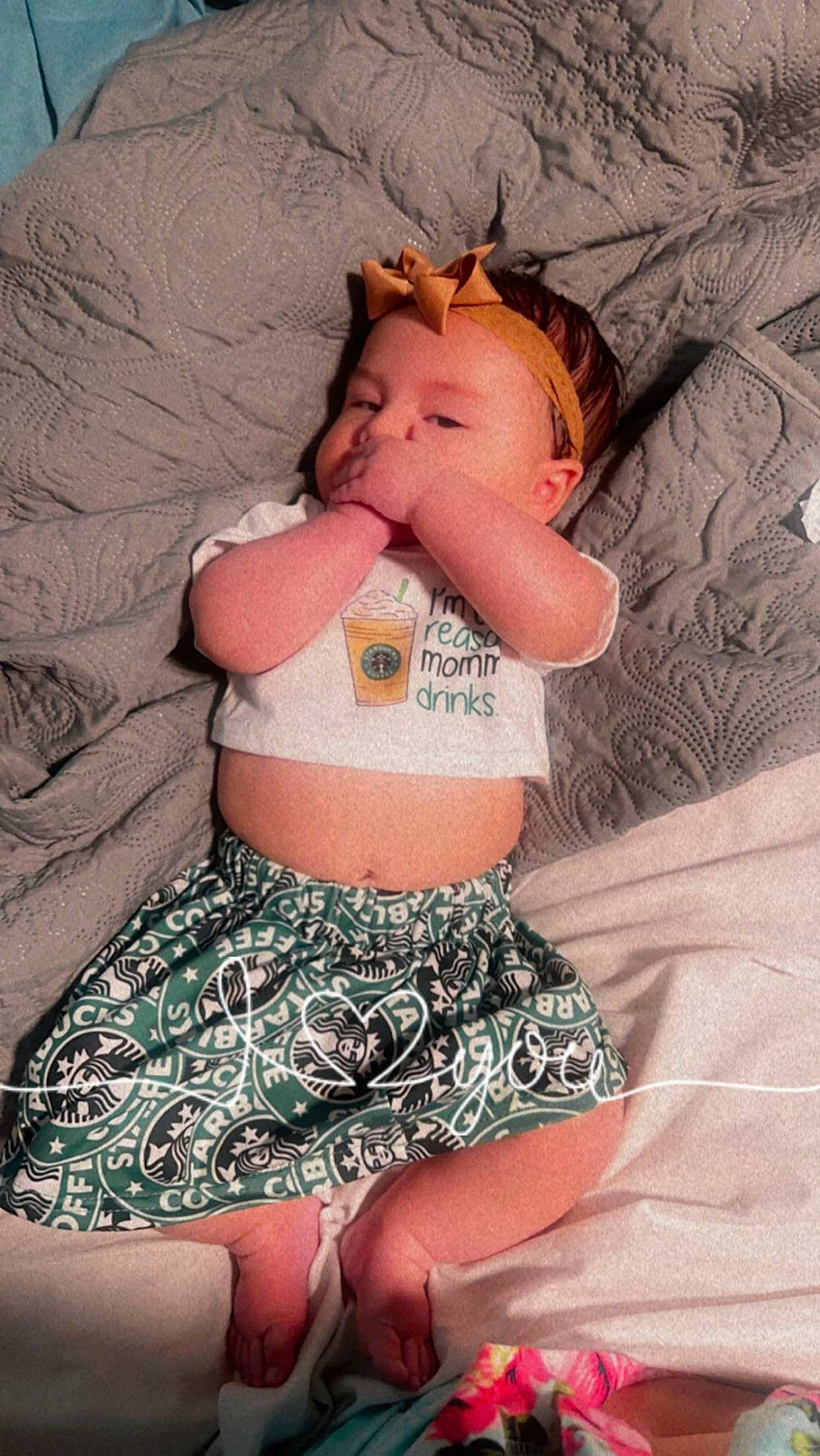 Joey joined the competition — help win amazing prizes! abdomen, arm, baby, baby_toddler_clothing, chest, child, comfort, eye, human_body, human_leg, navel, pattern, person, pink, skin, stomach, textile, thigh, toddler, trunk