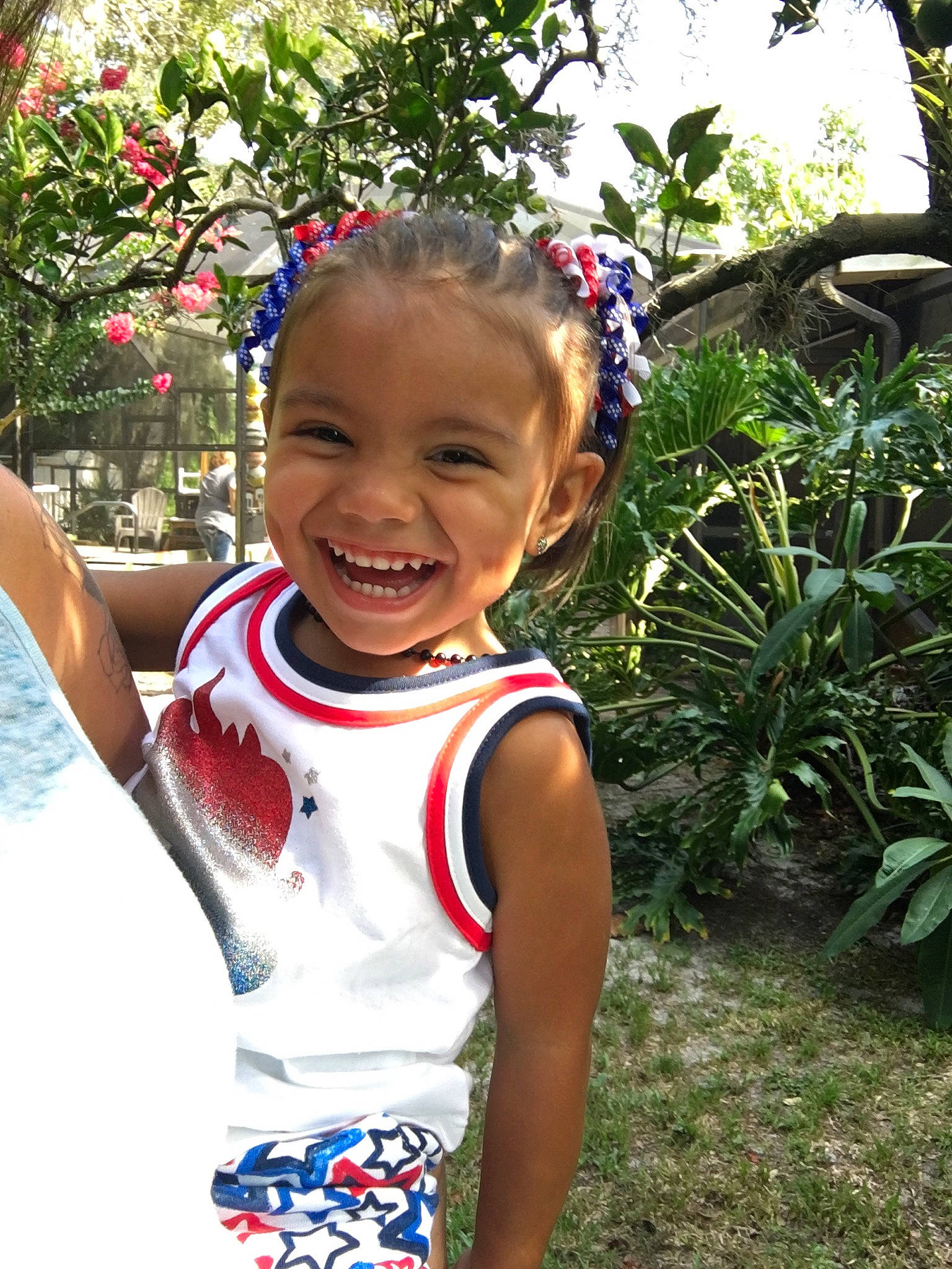 Hadlee joined the competition — help win amazing prizes! child, happy, joy, leisure, neck, person, plant, smile, summer, toddler, tree, vacation