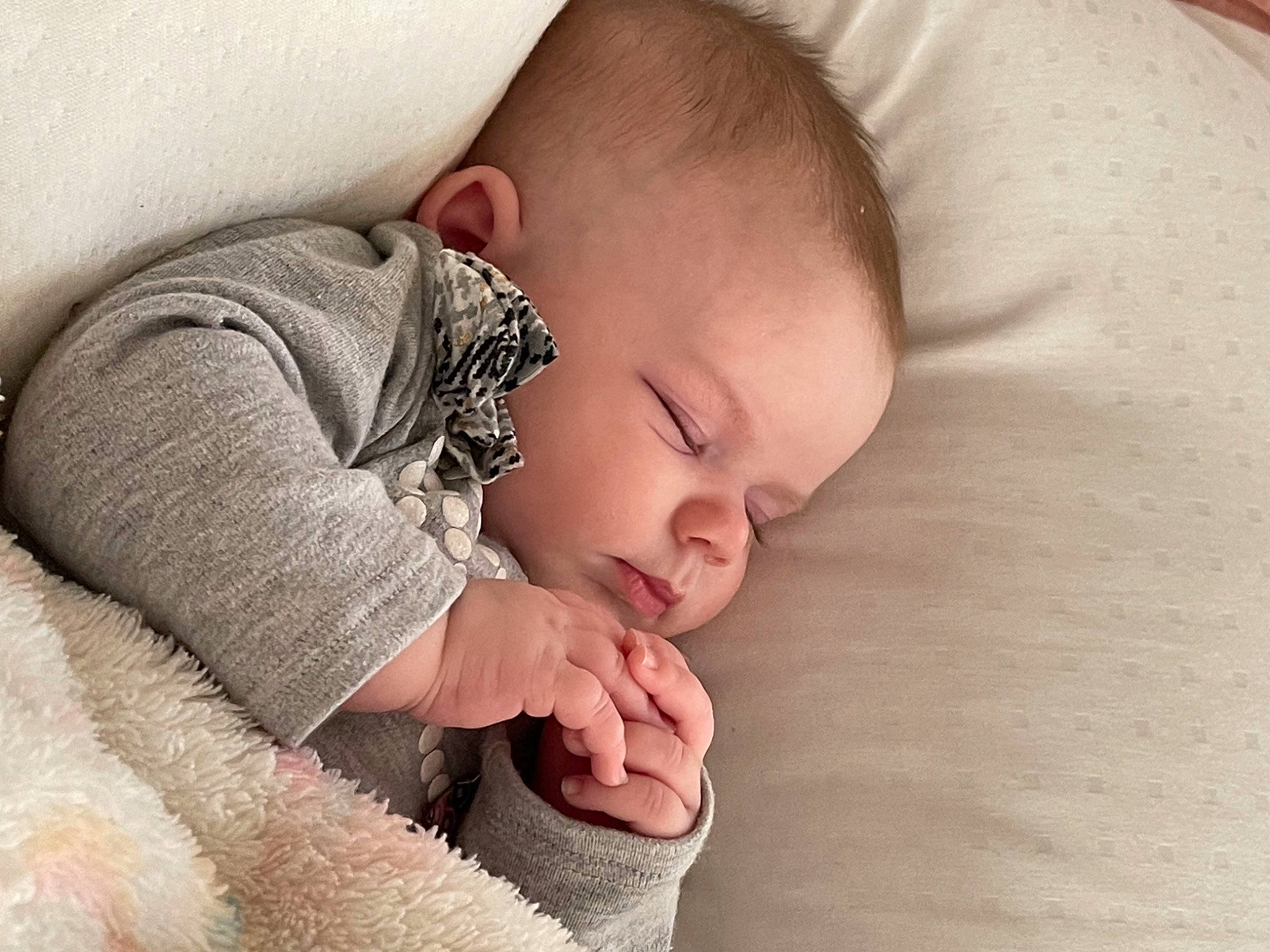 Amaya joined the competition — help win amazing prizes! baby, baby_sleeping, baby_toddler_clothing, bedtime, cheek, child, chin, comfort, finger, gesture, hand, head, iris, linens, lip, mouth, nose, person, skin, sleeve