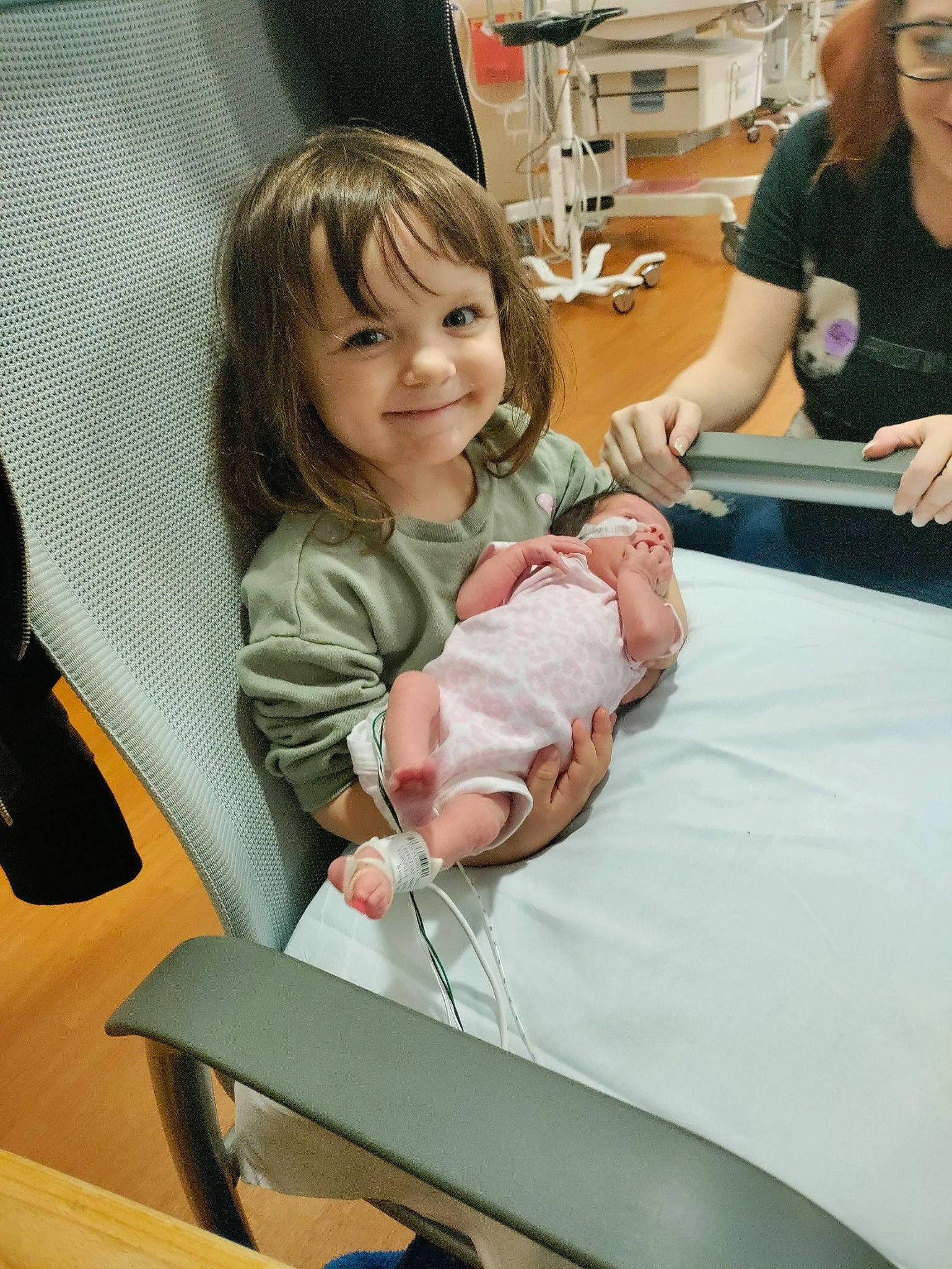 Rylin joined the competition — help win amazing prizes! baby, baby_toddler_clothing, chair, child, comfort, event, finger, fun, happy, health_care, hospital, joy, patient, person, product, service, sitting, skin, smile, t_shirt