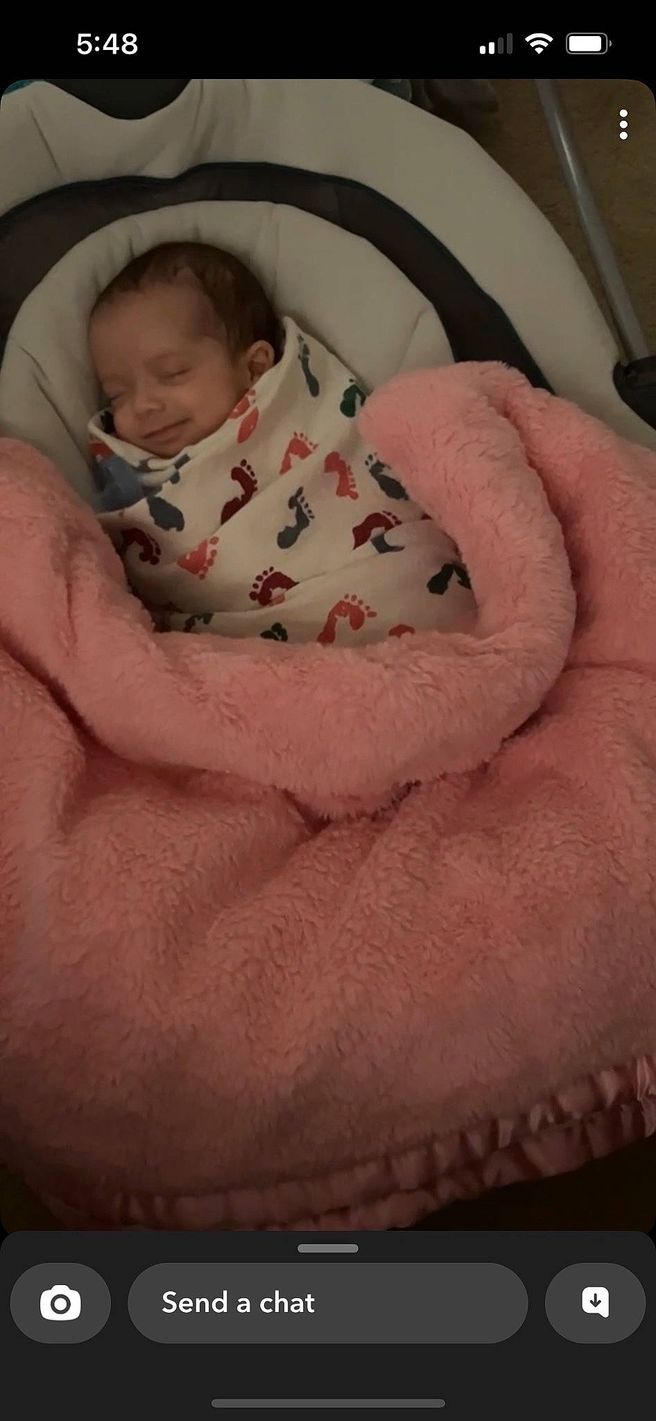 Ariel joined the competition — help win amazing prizes! baby, baby_products, baby_safety, baby_sleeping, baby_toddler_clothing, child, comfort, head, human_body, leg, linens, person, pink, room, sitting, skin, sleeve, stomach, textile, thigh