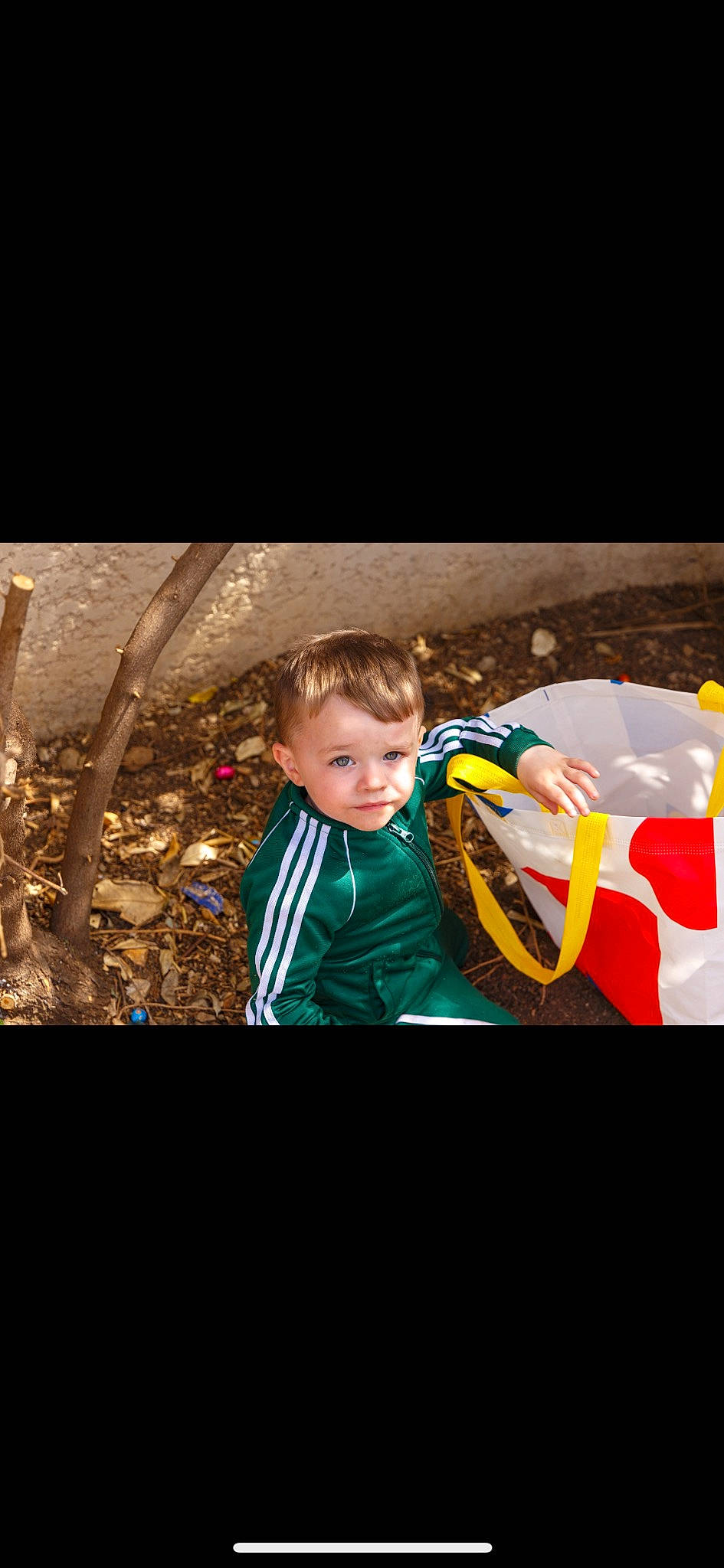 Tiendzo a rejoint le concours — aidez-le/la à gagner de superbes lots ! baby, baby_products, child, flash_photography, fun, grass, happy, human_body, leisure, person, play, portrait_photography, recreation, sitting, t_shirt, toddler, wood