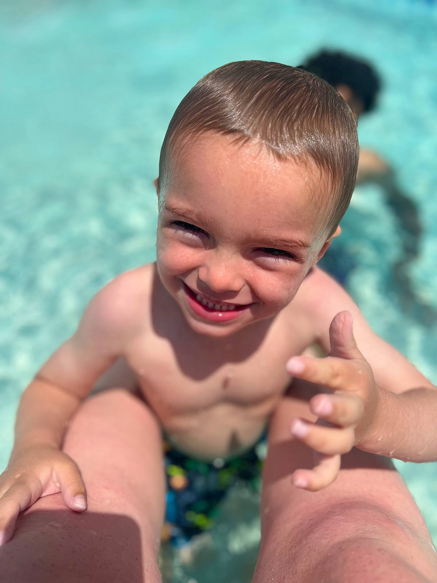 Antonio is registered to the contest to win money with this photo: arm, azure, chest, eye, face, facial_expression, hair, happy, head, human_body, joy, leg, mouth, muscle, neck, people_in_nature, people_on_beach, person, skin, smile