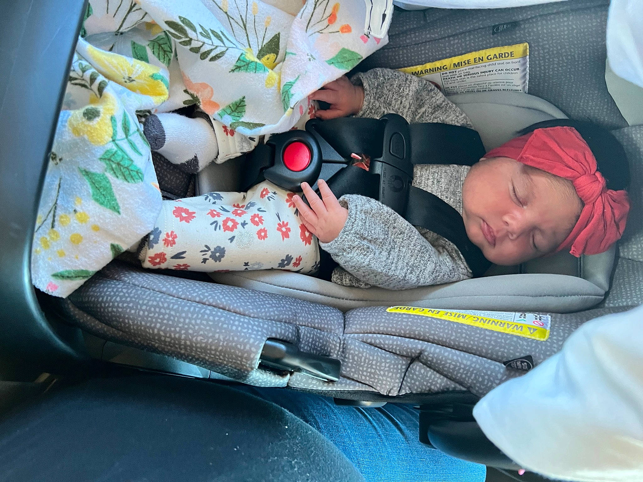 Everleigh joined the competition — help win amazing prizes! auto_part, baby, baby_carriage, baby_in_car_seat, baby_products, baby_safety, baby_toddler_clothing, car_seat, carmine, child, comfort, headwear, lap, linens, nap, person, sitting, sleep, sleeve, toddler