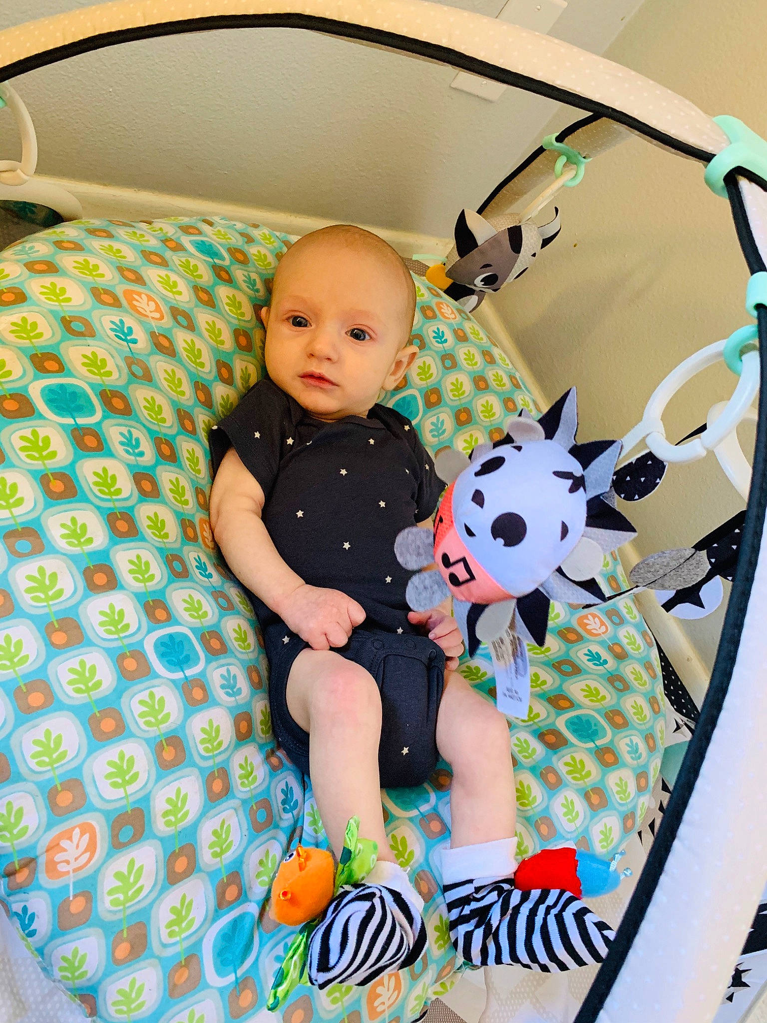 Decklyn joined the competition — help win amazing prizes! baby, baby_products, baby_toddler_clothing, baby_toys, car_seat, child, design, pattern, person, photography, polka_dot, product, room, toddler, toy