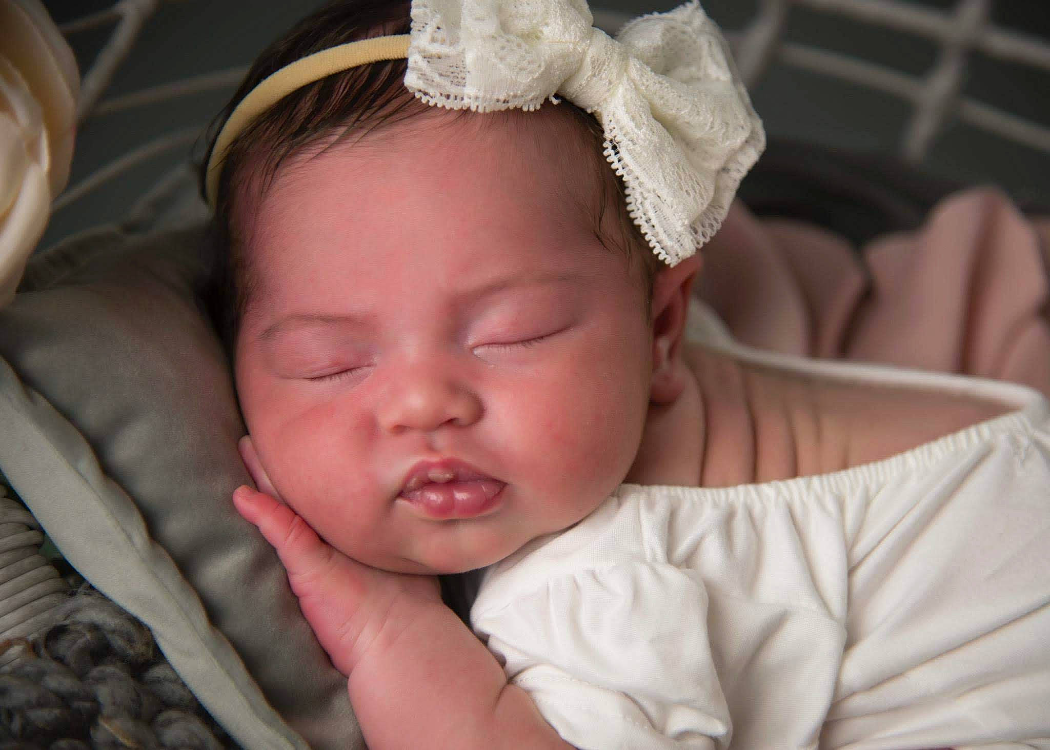 Amara joined the competition — help win amazing prizes! baby, baby_toddler_clothing, cheek, chin, comfort, dress, ear, eye, eyebrow, eyelash, face, happy, head, headgear, iris, lip, person, pink, skin, toddler