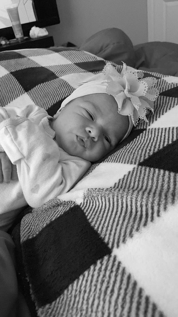 Kaelyn joined the competition — help win amazing prizes! baby, baby_products, baby_sleeping, baby_toddler_clothing, bedding, bedtime, black, child, comfort, headwear, linens, monochrome, monochrome_photography, nap, pattern, person, portrait_photography, room, sitting, sleep