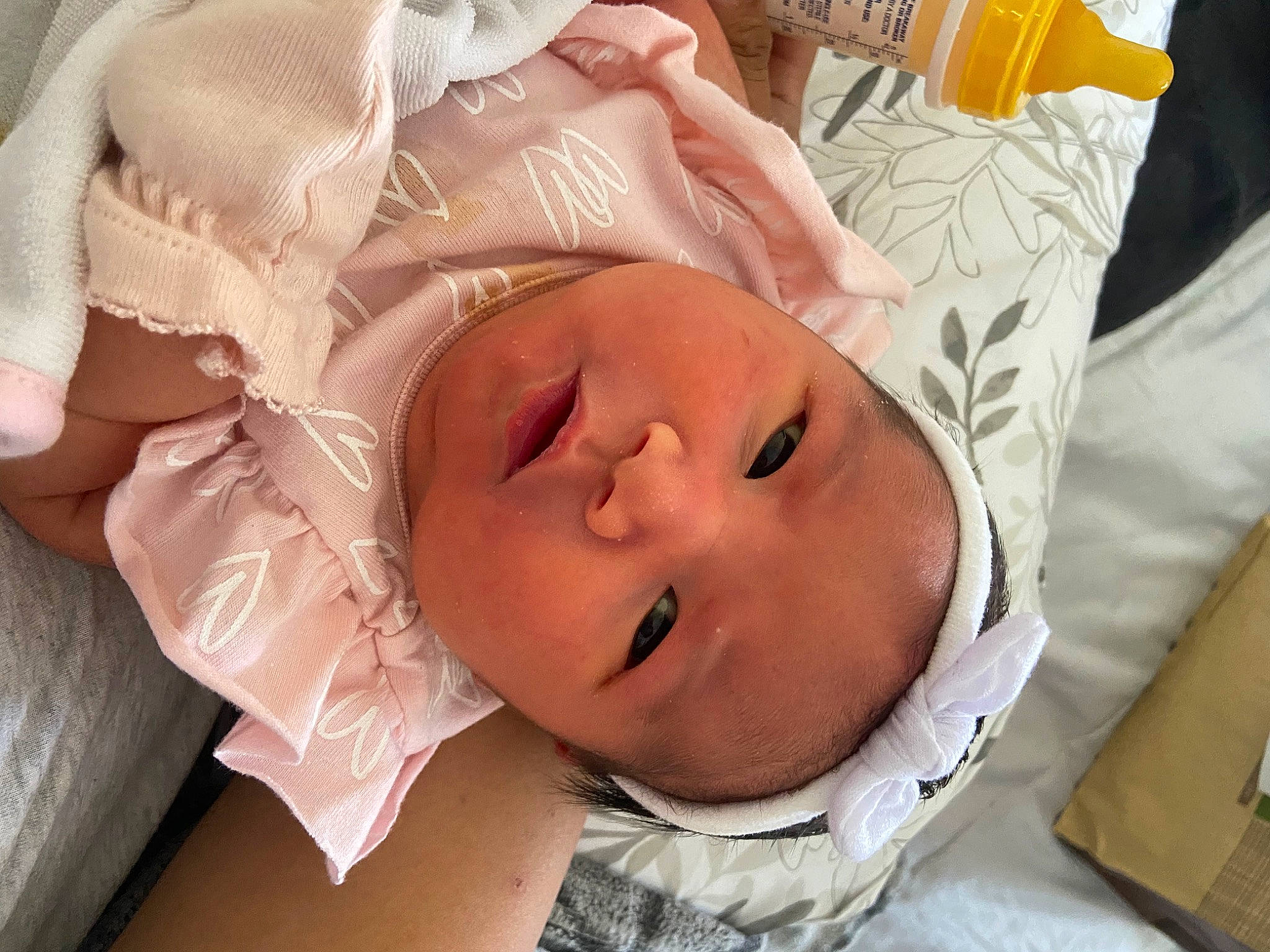 Cynthia joined the competition — help win amazing prizes! baby, baby_toddler_clothing, bedtime, cheek, child, chin, comfort, ear, eye, eyebrow, eyelash, happy, head, headgear, headwear, human_body, iris, lip, mouth, nose