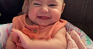 Paisley joined the competition — help win amazing prizes! baby, smiling, infant, seat, colorful, hand, couch, clothing, pattern, cheerful, portrait, child, indoors, support, happy, cute, soft, person, playful, comfort