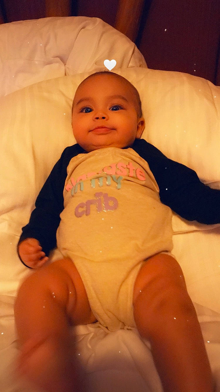 Neveah joined the competition — help win amazing prizes! baby, baby_toddler_clothing, cheek, chin, comfort, eye, eyebrow, facial_expression, finger, head, human_body, iris, lip, mouth, nose, person, skin, sleeve, smile, stomach