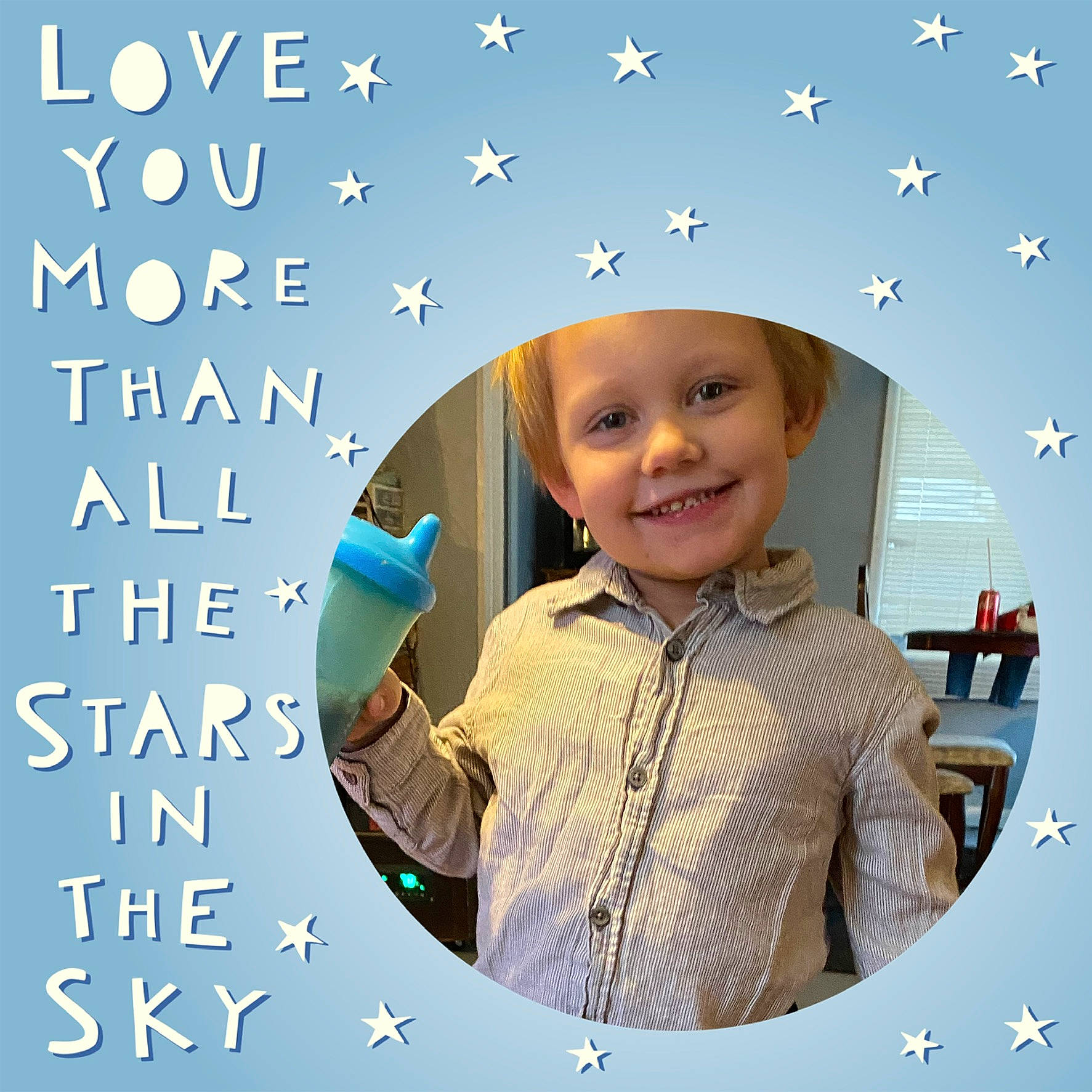 Ayden joined the competition — help win amazing prizes! beauty, child, circle, electric_blue, event, facial_expression, font, fun, happy, headwear, joy, laugh, light, person, photo_caption, room, sky, sleeve, smile, toddler