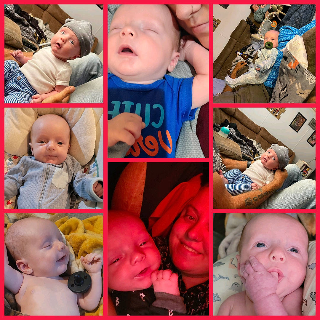 Kane is registered to the contest to win money with this photo: art, baby, cheek, child, collage, event, facial_expression, fun, gesture, happy, headwear, holiday, human, mammal, people, person, photograph, sleeve, smile, snapshot