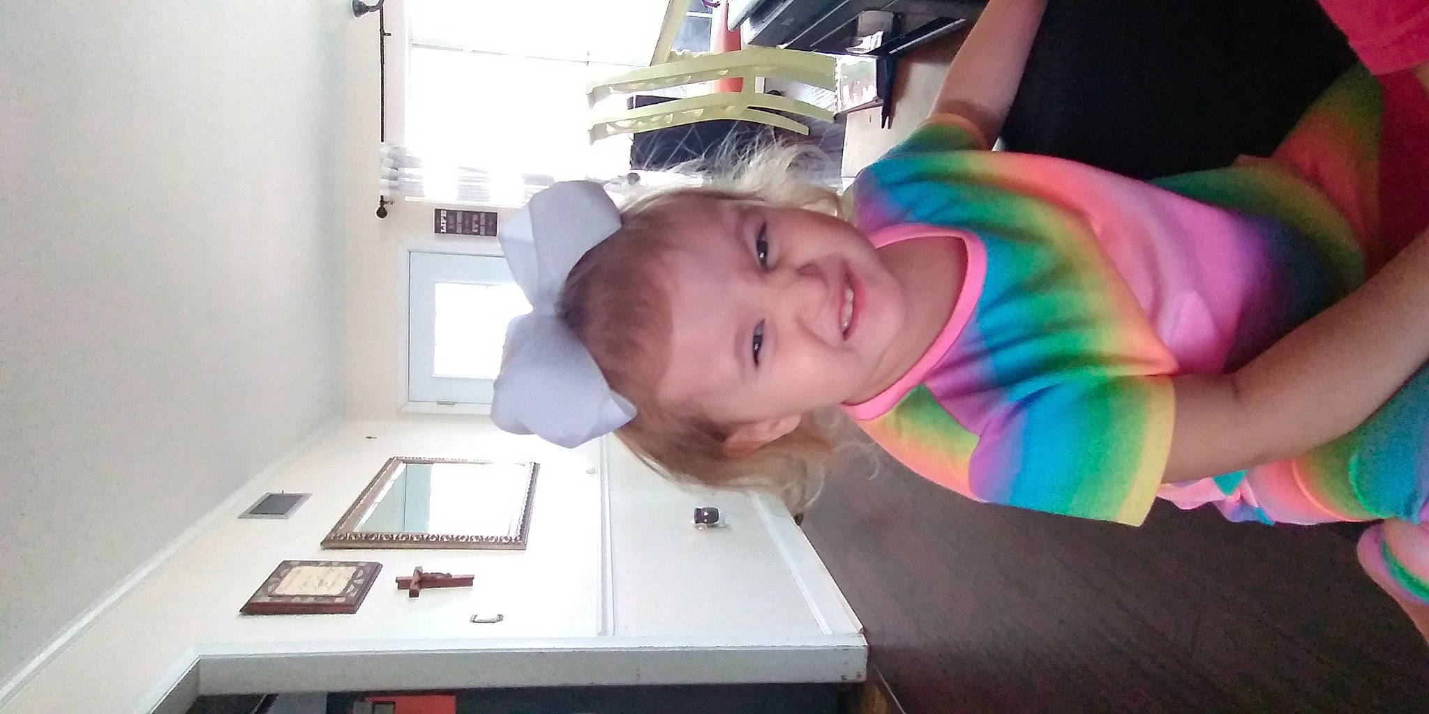 Peighton is registered to the contest to win money with this photo: baby, child, ear, joy, person, toddler