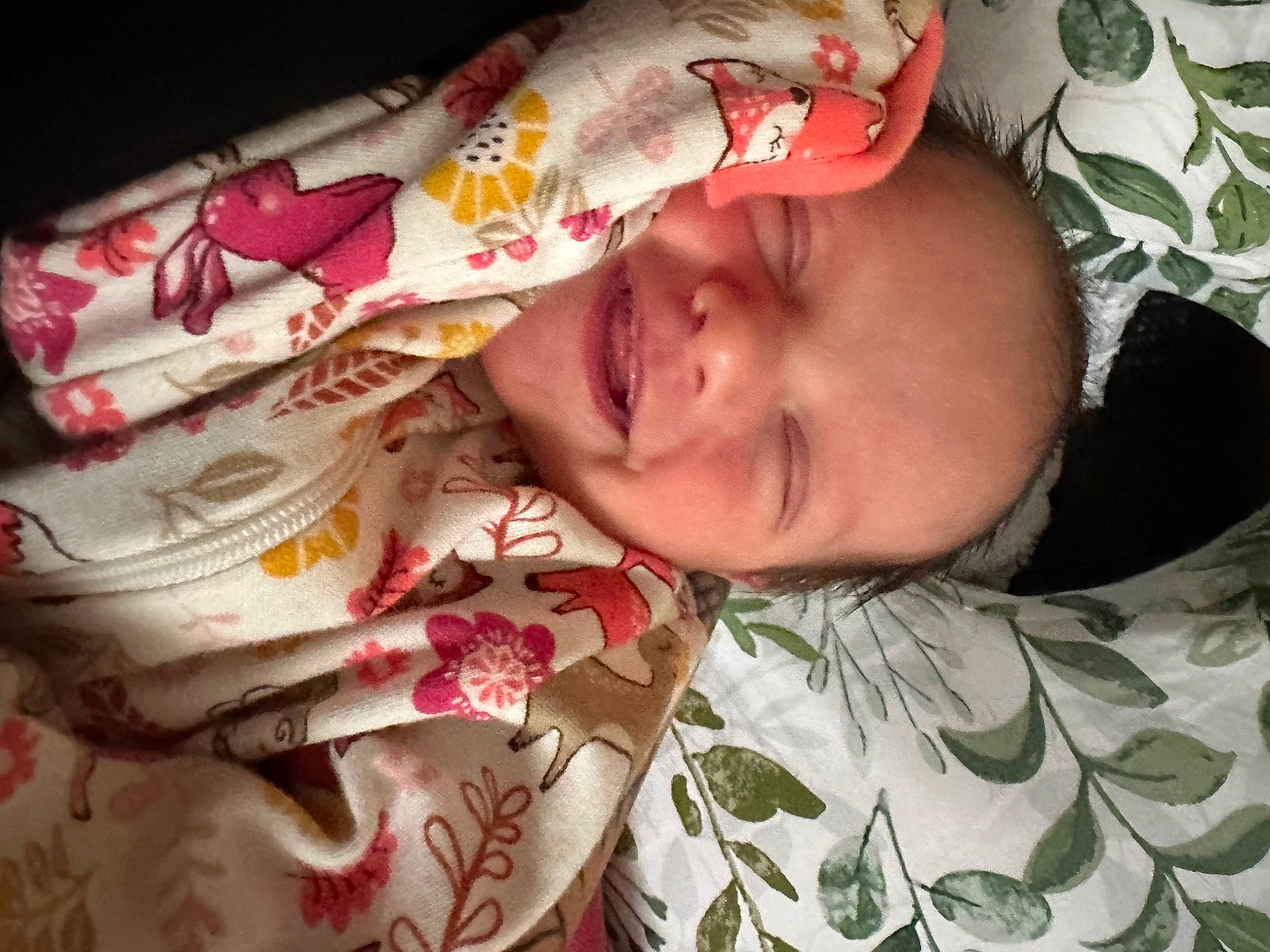 Elora joined the competition — help win amazing prizes! baby, carmine, cheek, child, cup, drinkware, flesh, fun, happy, hat, linens, lip, pattern, person, pink, skin, smile, sweetness, textile, toddler