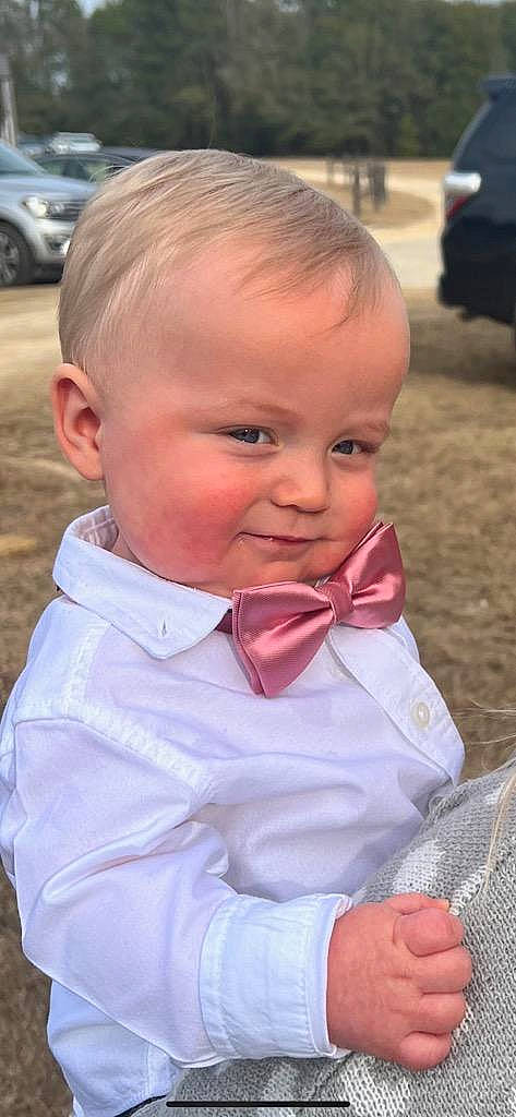 Kason joined the competition — help win amazing prizes! baby, cheek, chin, collar, dress, dress_shirt, face, hair, happy, head, iris, lip, mouth, nose, person, skin, smile, tie, tire, toddler