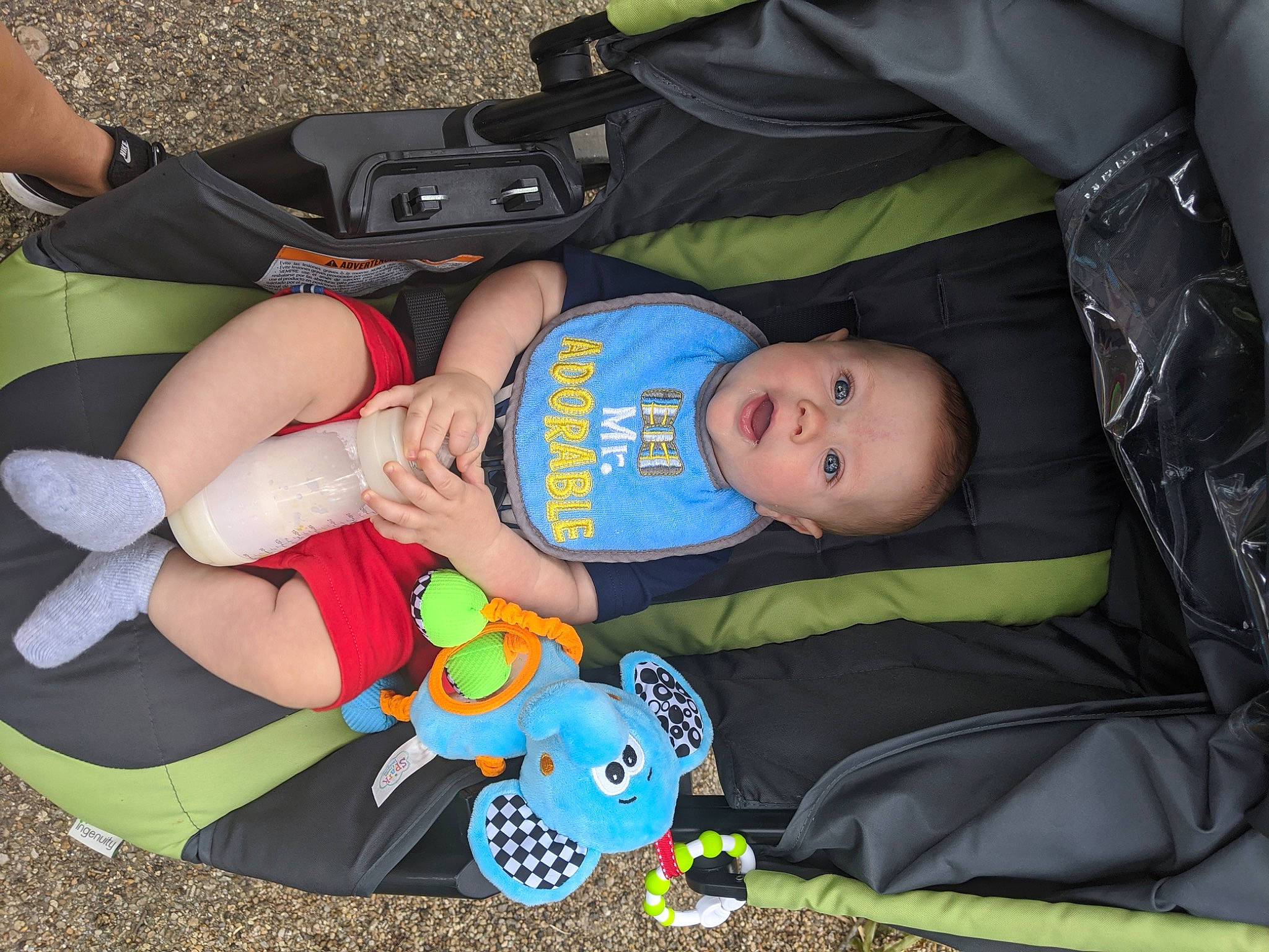 Kase is registered to the contest to win money with this photo: baby, baby_carriage, baby_in_car_seat, baby_products, child, nap, person, play, product, sleep, toddler