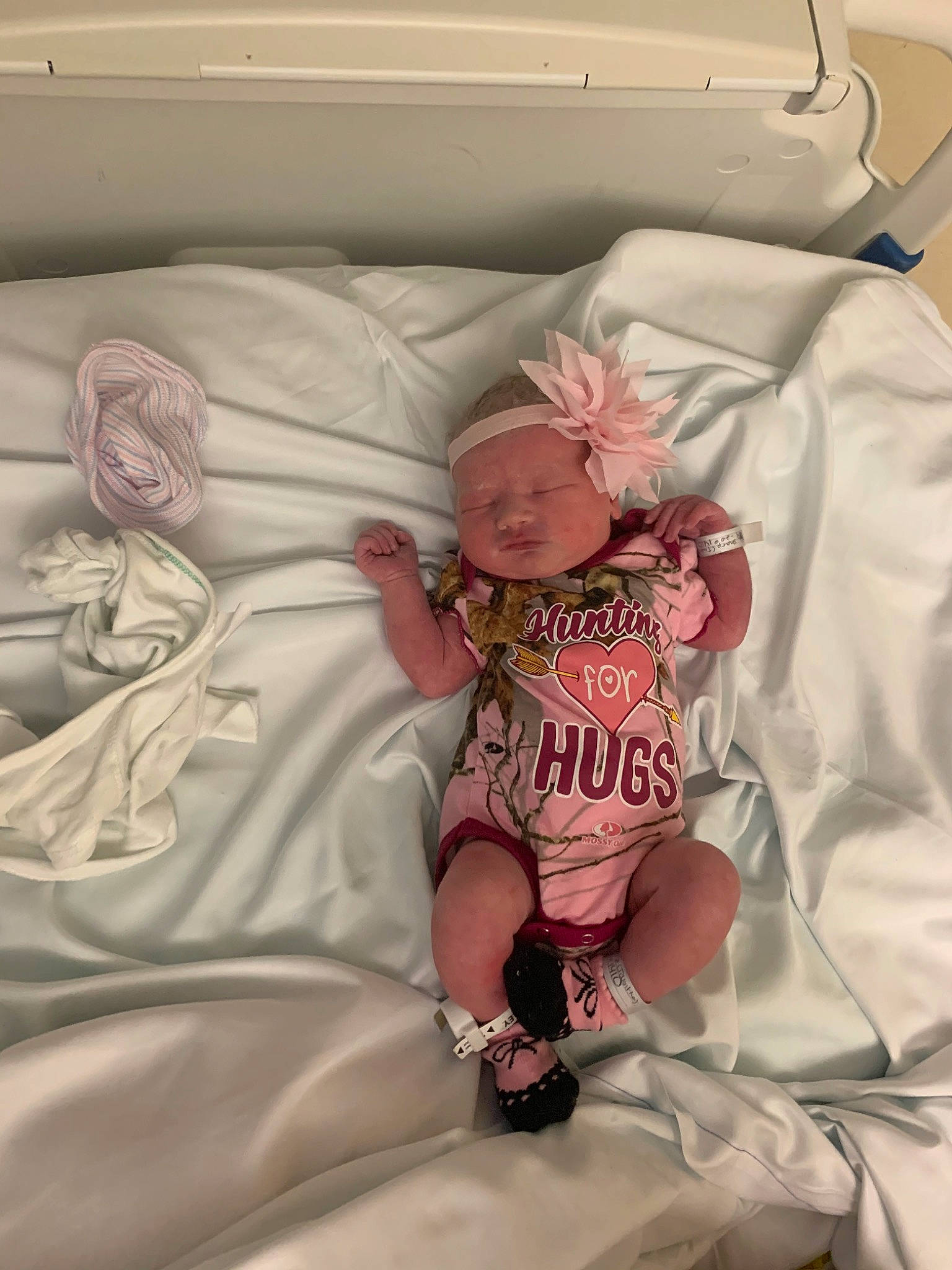 Miyah joined the competition — help win amazing prizes! baby, baby_products, birth, child, person, pink, product, sleep, textile, toddler