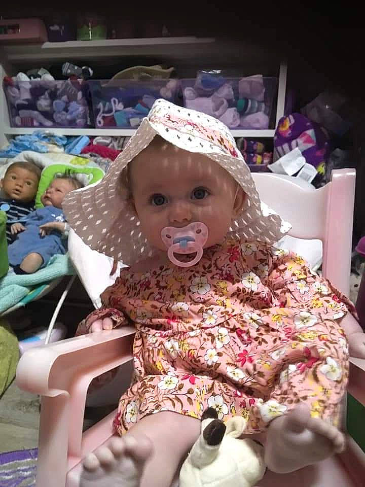 Raven is registered to the contest to win money with this photo: baby, child, fun, headgear, person, toddler