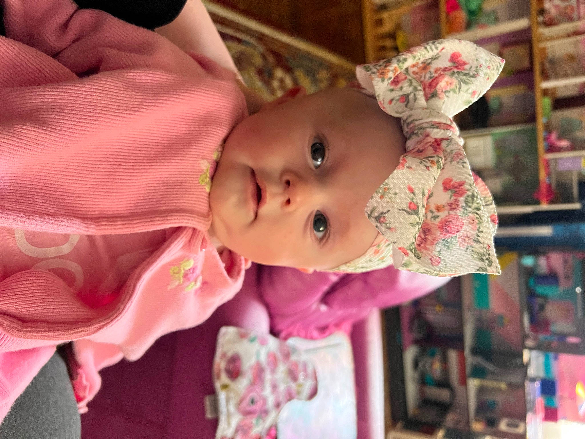 Ruby joined the competition — help win amazing prizes! baby, baby_toddler_clothing, cheek, child, chin, eye, face, happy, head, headgear, headwear, iris, lip, mouth, nose, person, pink, skin, sleeve, smile