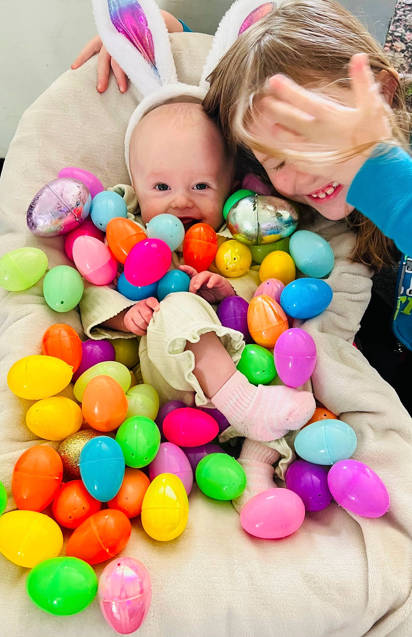 Ruby is registered to the contest to win money with this photo: baked_goods, candy, child, confectionery, cuisine, dessert, easter, event, food, fun, happy, ingredient, mixture, party_supply, person, play, product, sweetness, toddler, toy