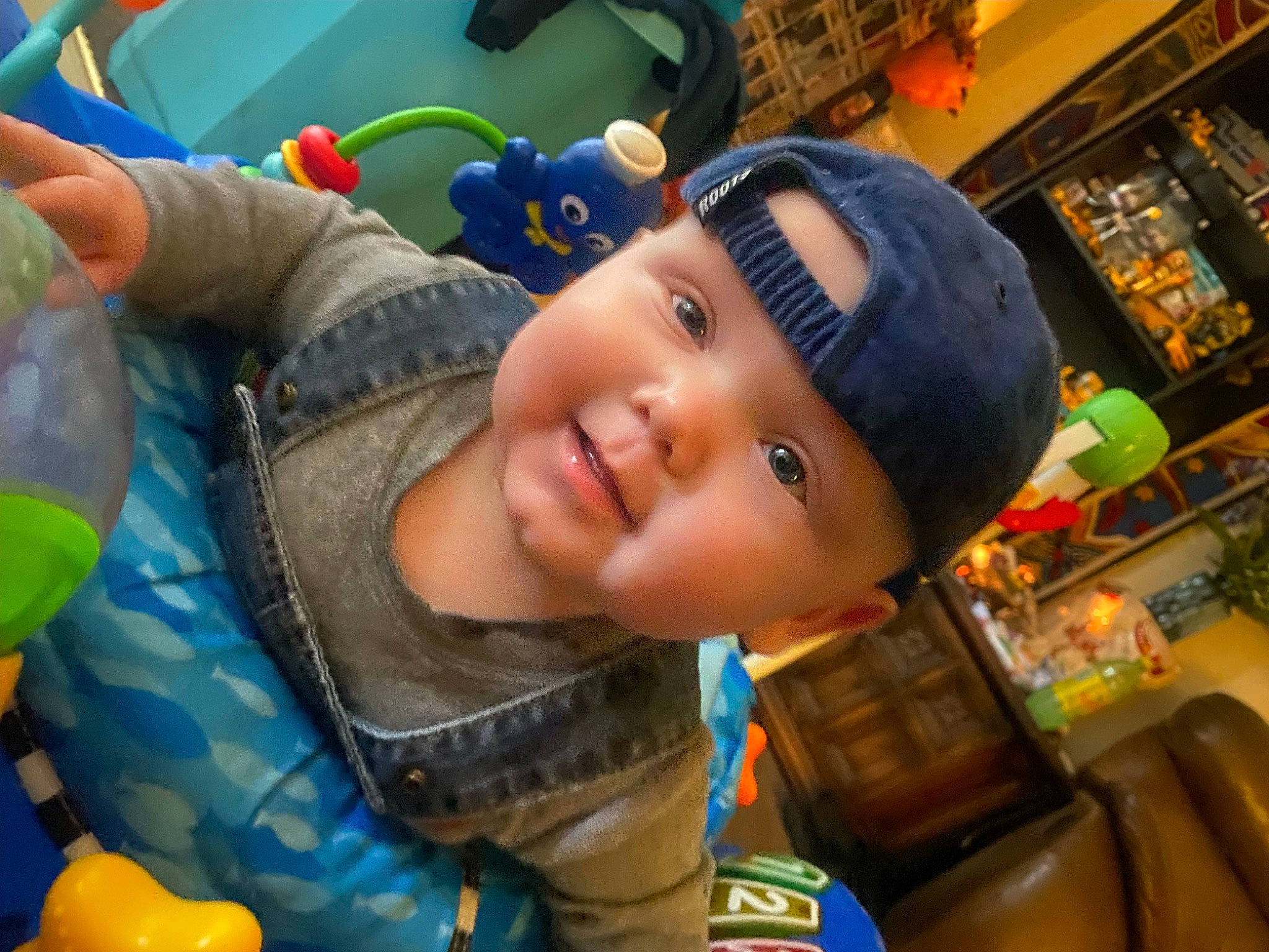 Eugene joined the competition — help win amazing prizes! baby, baseball_cap, cap, child, convenience_store, fashion_accessory, fun, happy, headgear, headwear, leisure, party, people, person, personal_protective_equipment, plastic, play, retail, room, smile