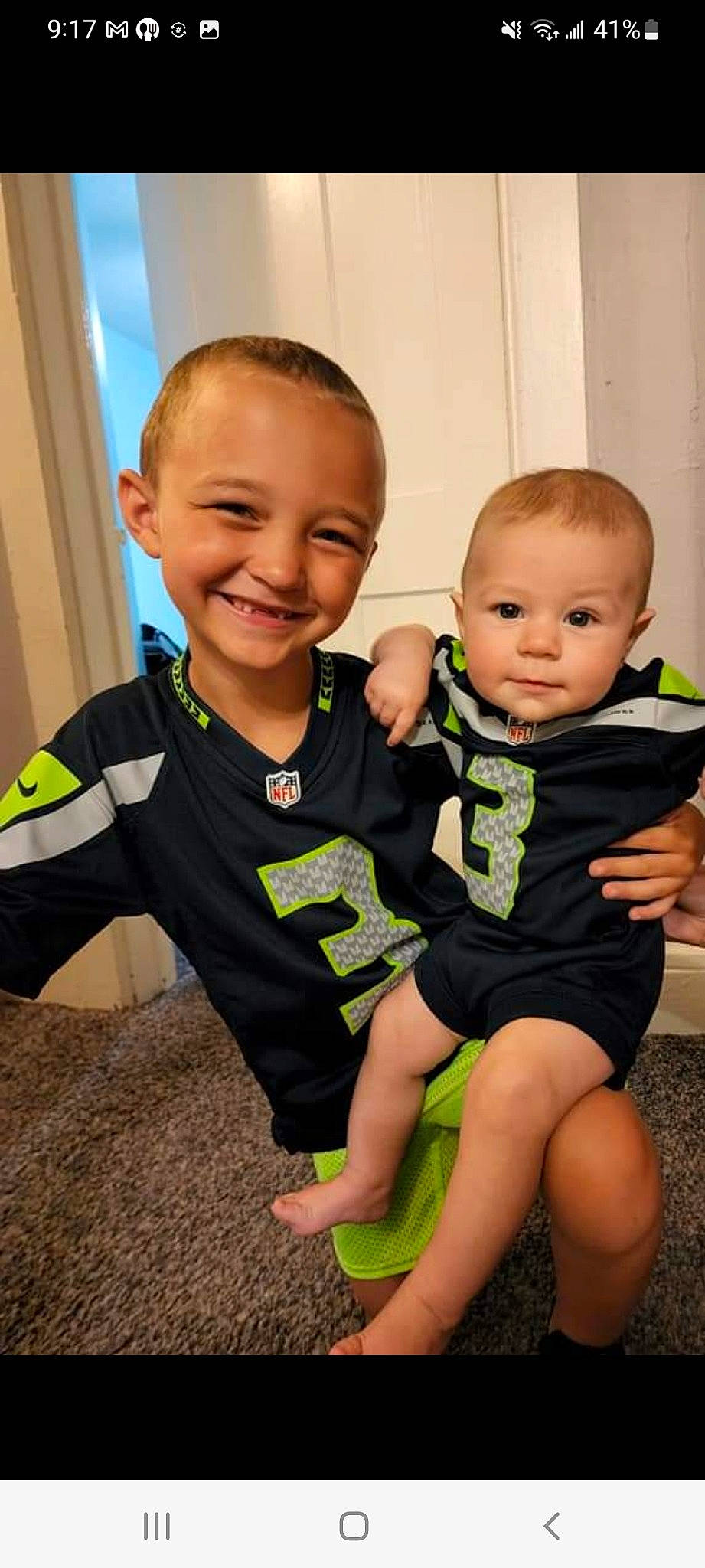 Declan joined the competition — help win amazing prizes! baby, baby_toddler_clothing, cheek, child, chin, eye, face, facial_expression, fun, grass, hairstyle, happy, head, human_body, iris, joy, person, shoulder, skin, smile