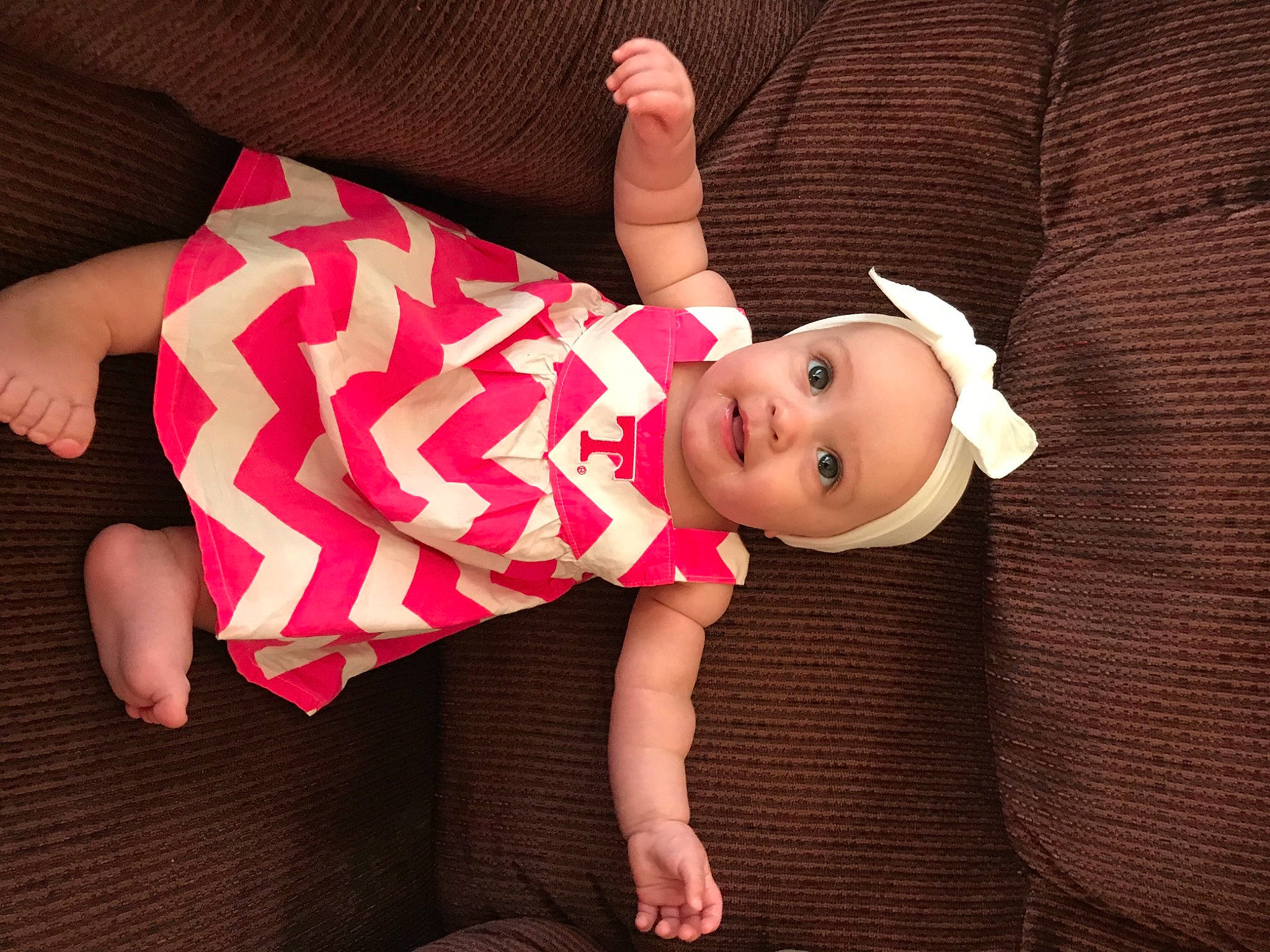 Laidan joined the competition — help win amazing prizes! baby, baby_toddler_clothing, comfort, dress, finger, flash_photography, glasses, happy, hat, human_body, leg, mammal, person, pink, skin, sleeve, smile, sun_hat, textile, thigh