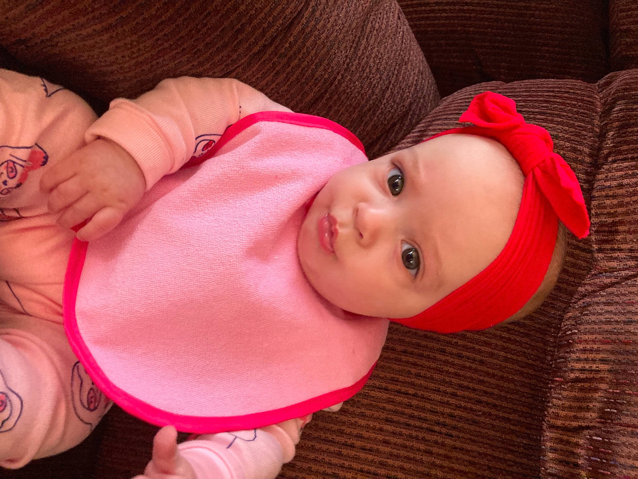 Laidan joined the competition — help win amazing prizes! baby, baby_toddler_clothing, cheek, child, chin, eye, face, hat, head, headwear, human_body, lip, mouth, nose, person, pink, product, skin, sleeve, smile