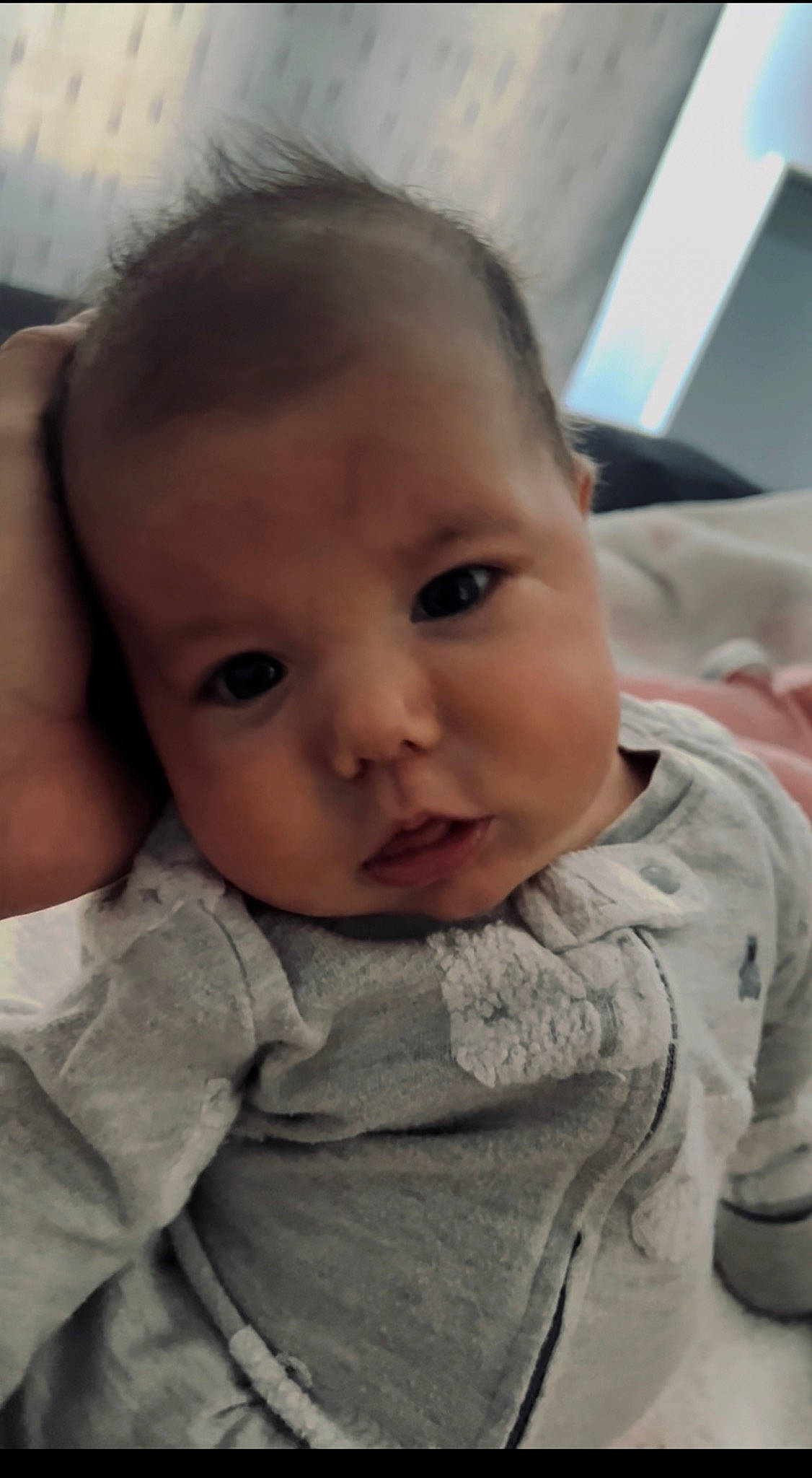 Amalia participe au concours pour gagner de l'argent avec cette photo : baby, baby_toddler_clothing, cheek, chin, cool, ear, eye, eyebrow, eyelash, forehead, happy, head, iris, lip, mouth, nose, person, skin, sleeve, smile