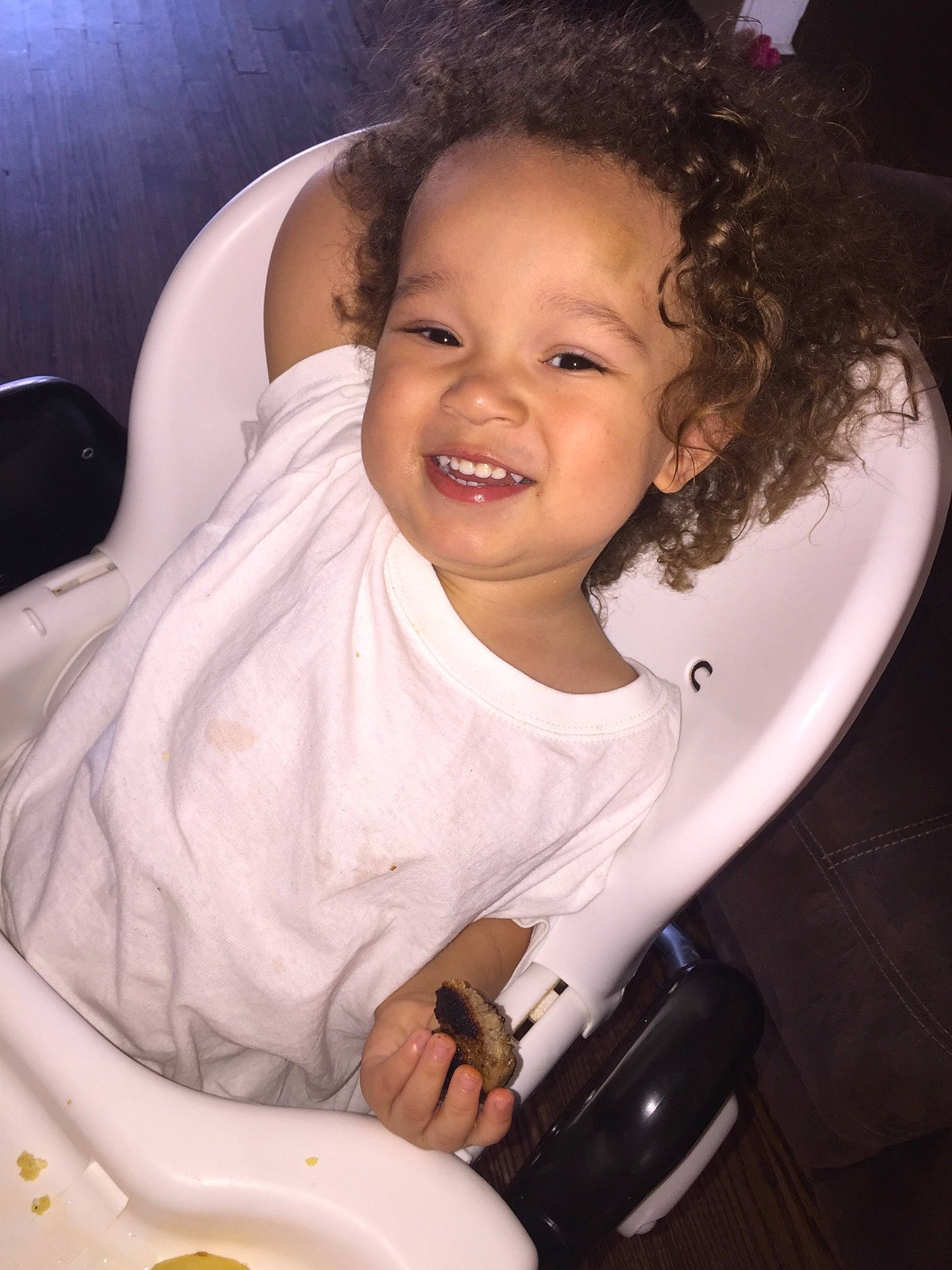 Kamarion is registered to the contest to win money with this photo: baby_toddler_clothing, ceramic, cheek, child, eye, eyebrow, hairstyle, happy, iris, jheri_curl, joy, laugh, mouth, person, plumbing_fixture, porcelain, ringlet, smile, toddler, toilet