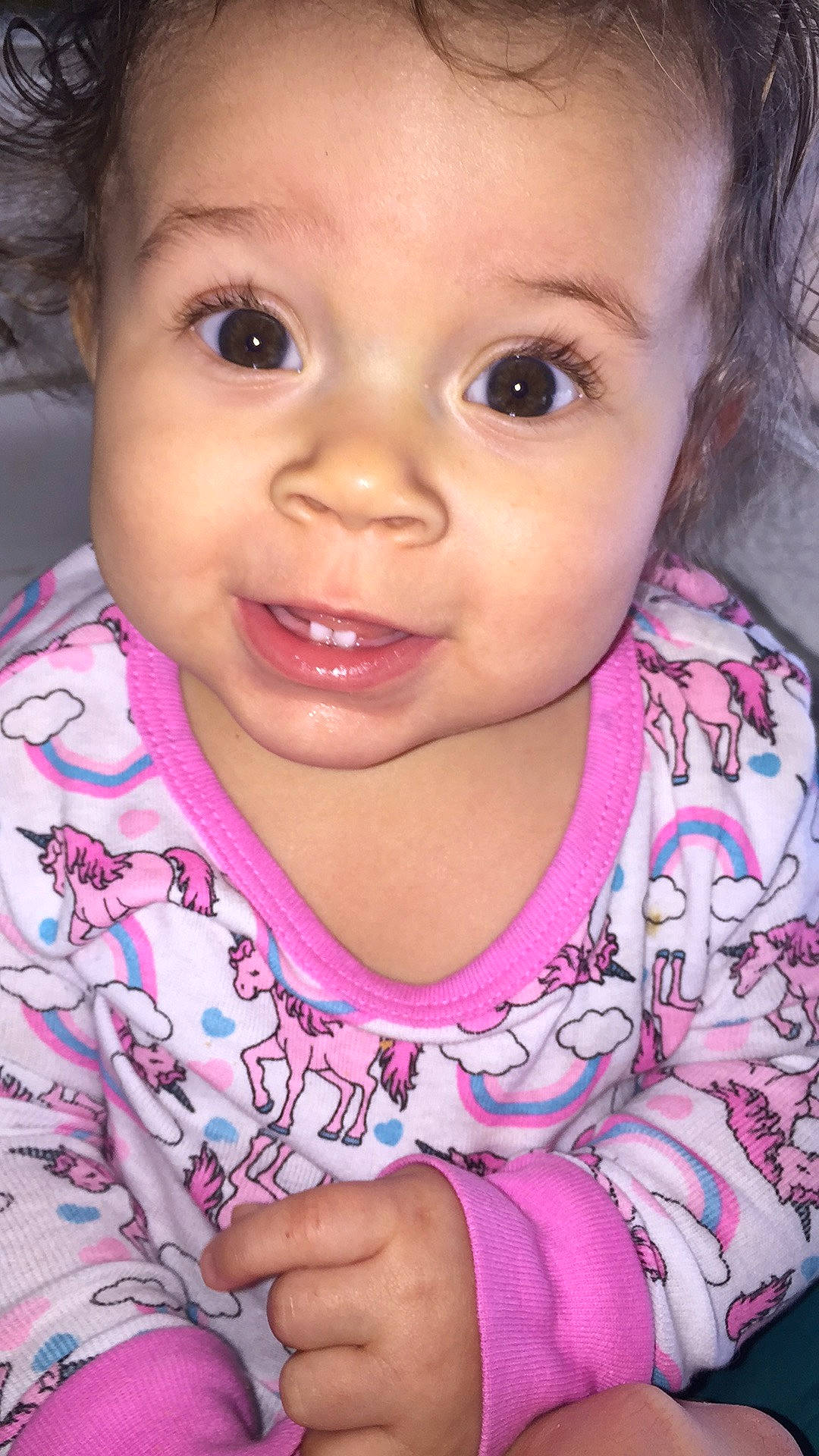 Olivia joined the competition — help win amazing prizes! baby, baby_toddler_clothing, beauty, cheek, child, chin, eye, eyebrow, eyelash, face, facial_expression, forehead, happy, iris, lip, mouth, organ, person, pink, skin