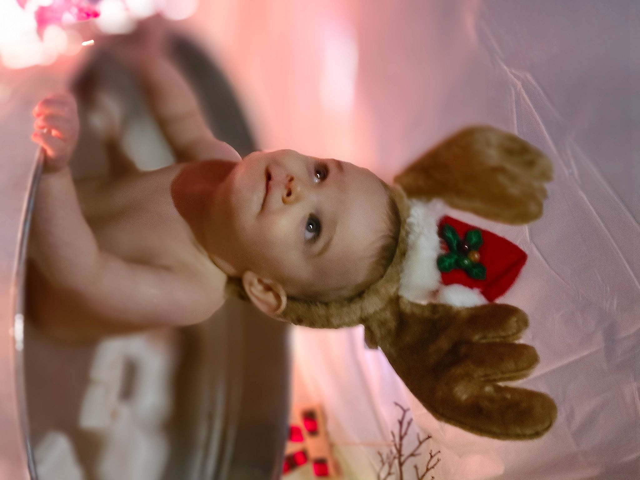 Lane Lovett joined the competition — help win amazing prizes! arm, baby, cheek, chest, christmas_ornament, eye, eyelash, face, finger, flash_photography, glasses, hand, happy, head, human_body, lip, mouth, person, skin, toddler