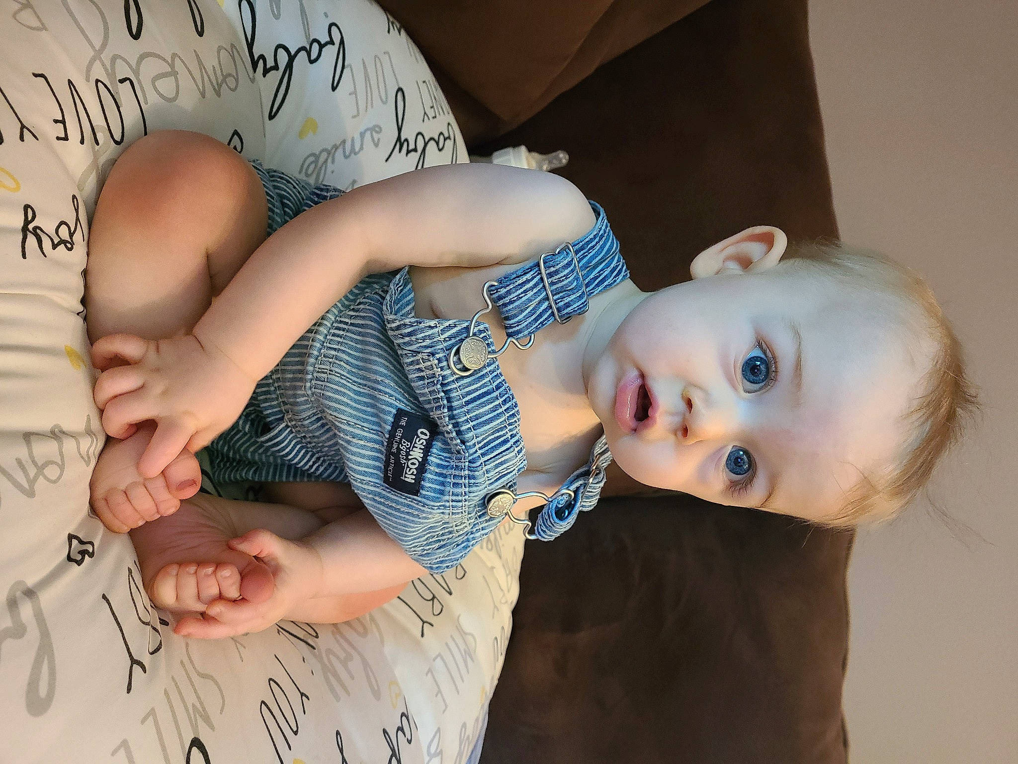 Coltyn joined the competition — help win amazing prizes! arm, baby, baby_toddler_clothing, beauty, child, comfort, elbow, facial_expression, flash_photography, gesture, happy, human, joint, mouth, muscle, organ, person, product, skin, surprise