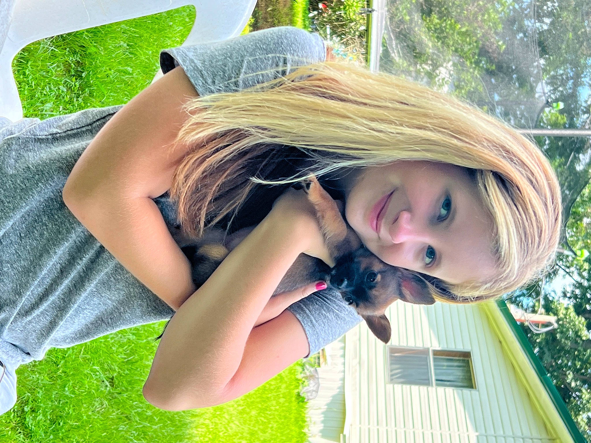 Destiny is registered to the contest to win money with this photo: bangs, beauty, black_hair, cool, eyelash, eyewear, grass, green, happy, leisure, lip, long_hair, people_in_nature, plant, skin, smile, summer, thigh, tree, yellow