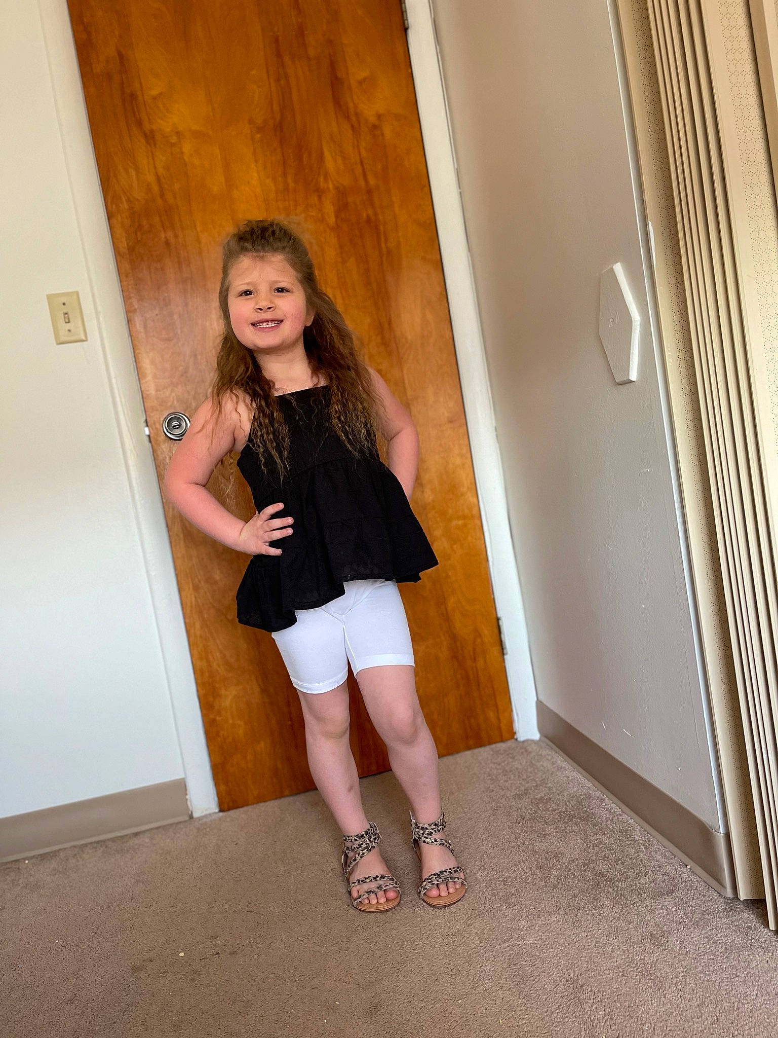 Trinity joined the competition — help win amazing prizes! clothing, fashion_design, flash_photography, floor, flooring, hair, happy, human_leg, joy, knee, leg, long_hair, person, shoulder, skin, smile, standing, street_fashion, thigh, trunk