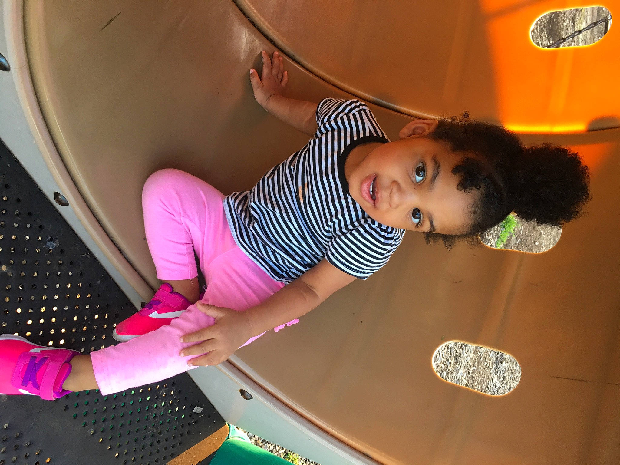 Zariah joined the competition — help win amazing prizes! child, fun, leg, leisure, person, pink, play, toddler