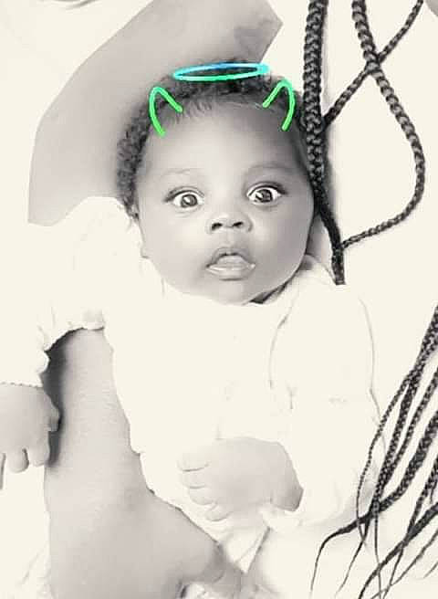 Marlei joined the competition — help win amazing prizes! baby, black_and_white, cheek, child, child_model, eye, face, hair_accessory, hairstyle, head, monochrome, person, photography, portrait, toddler