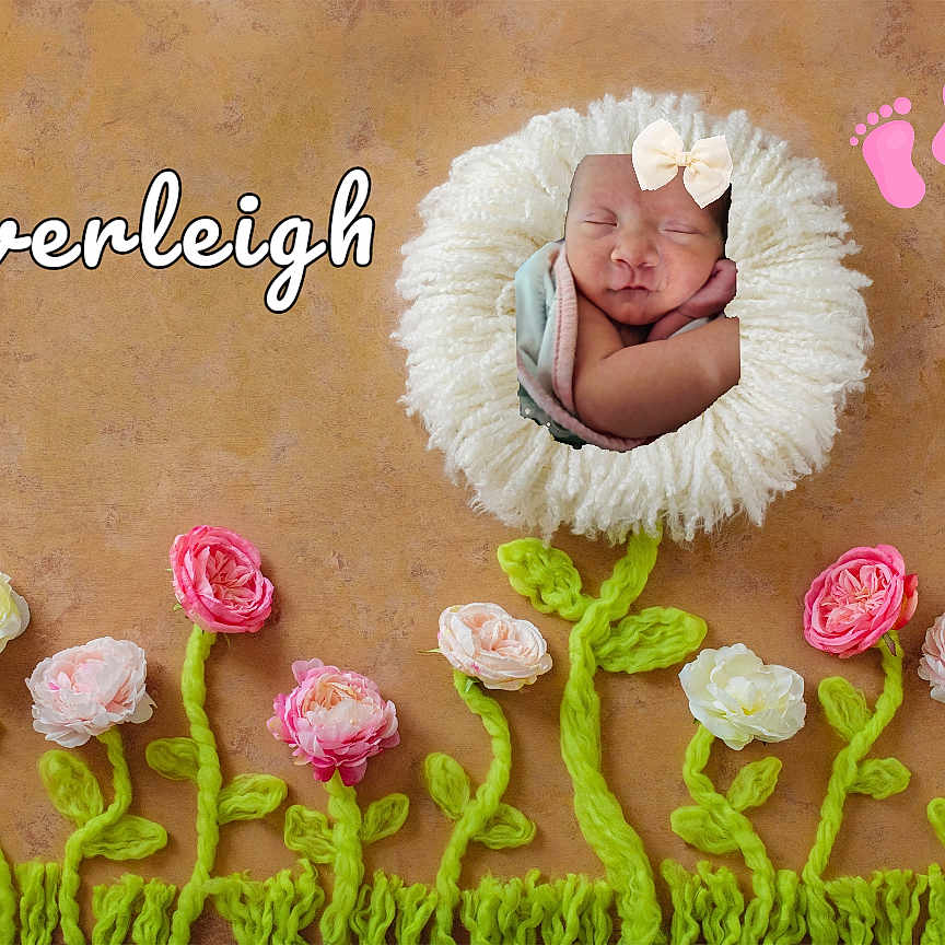 Everleigh joined the competition — help win amazing prizes! baby, birthdaycake, cake, clothing, cream, dessert, face, flower, food, hat, head, newborn, pattern, people, person, petal, photography, plant, portrait, rose