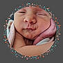 art, baby, blanket, bodypart, clothing, collage, face, finger, hand, head, hood, kissing, mouth, newborn, person, photography, portrait, romantic, sleeping