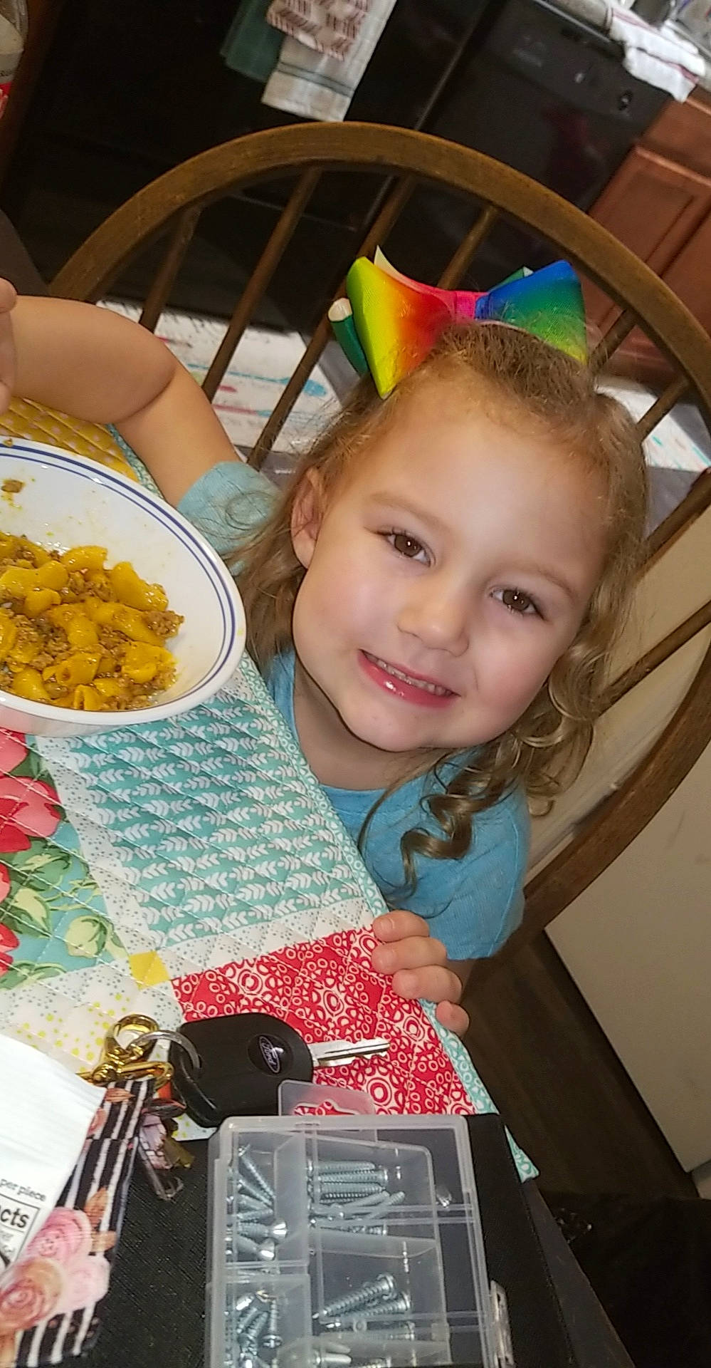 Millie-gray joined the competition — help win amazing prizes! child, comfort_food, cuisine, eating, food, joy, meal, person, play, smile, toddler, vegetarian_food