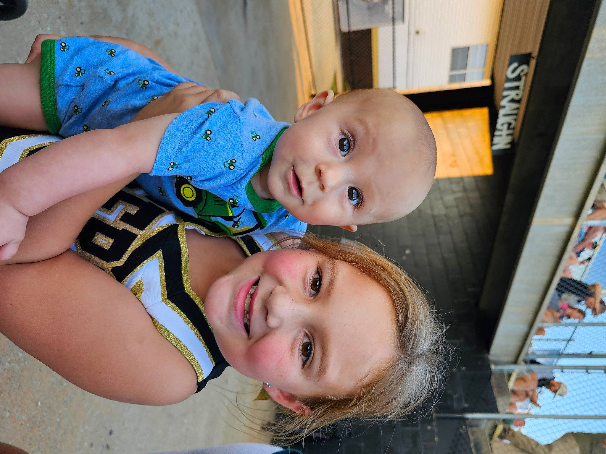 Archie joined the competition — help win amazing prizes! baby, baby_toddler_clothing, blond, cheek, child, comfort, facial_expression, fun, grass, happy, iris, joy, leisure, mouth, person, picture_frame, portrait_photography, sitting, smile, toddler